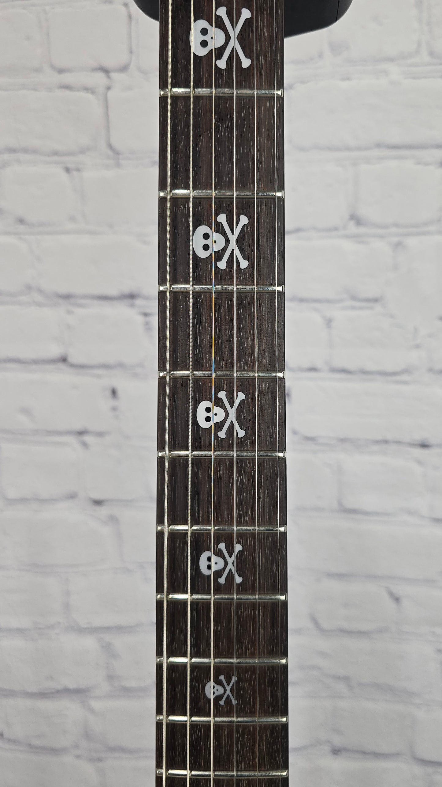 USED ESP Japan Custom KH-2 Kirk Hammett Neck Through Electric Guitar Gloss Black