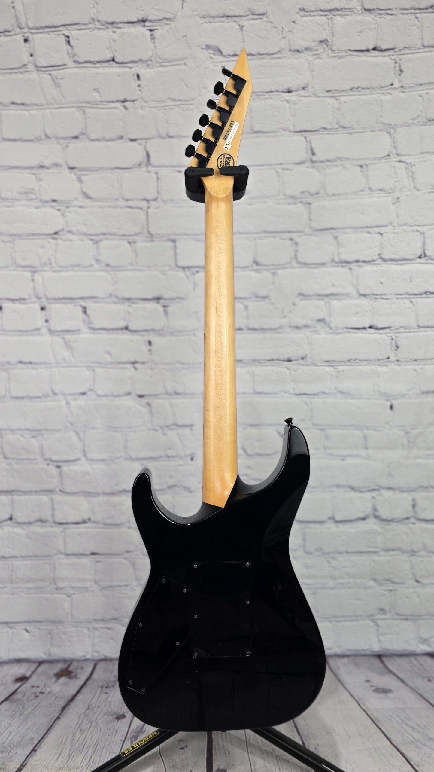 USED ESP Japan Custom KH-2 Kirk Hammett Neck Through Electric Guitar Gloss Black