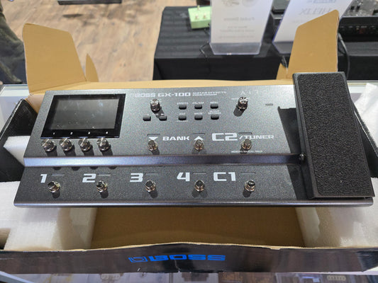 Boss GX 100 Guitar Effects Amp Modeling Processor with Touchscreen Display