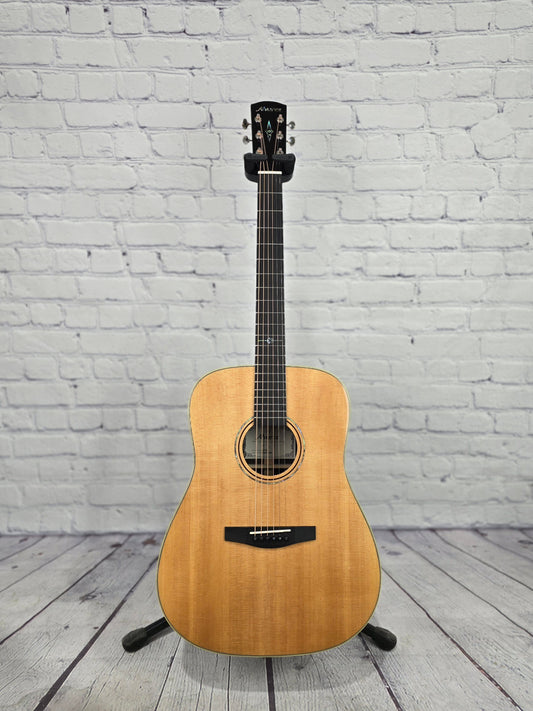 Alvarez Guitars Laureate LD70e Dreadnaught Acoustic Guitar Gloss Natural