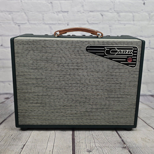 Carr Amplifiers Bel-Ray 1x12 16w Tube Combo Amp Green Tolex w/Buffalo Leather Handle