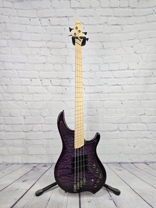 Dingwall Combustion C3 Nashville 4 String Multiscale Bass Ultra Violet Quilt