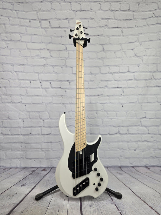 Dingwall NG3 Nolly 5 String Nolly Bass Guitar Ducati White