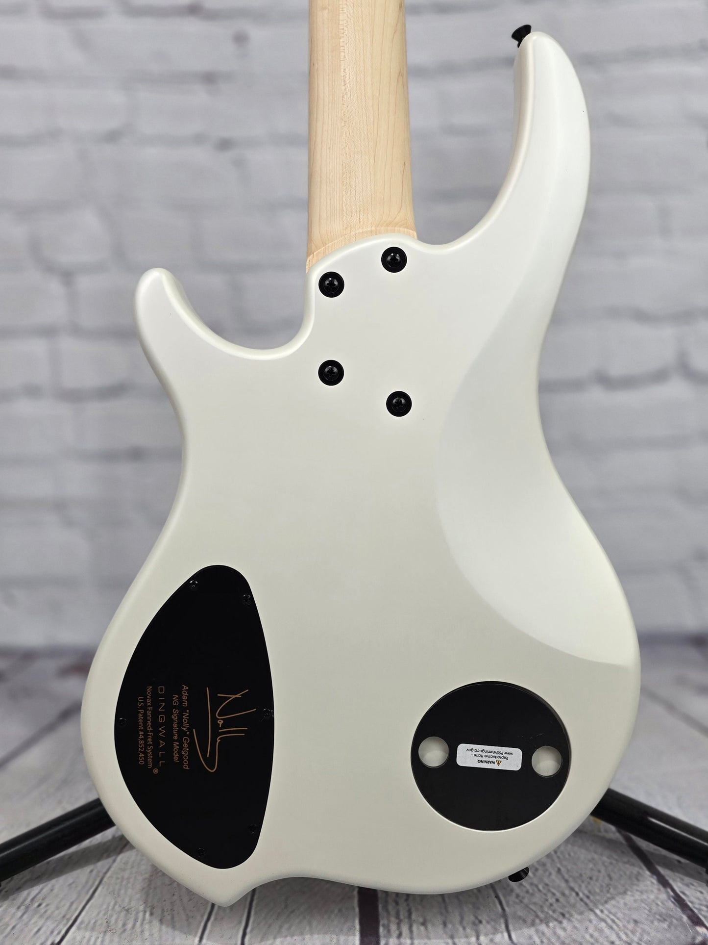 Dingwall NG3 Nolly 5 String Nolly Bass Guitar Ducati White