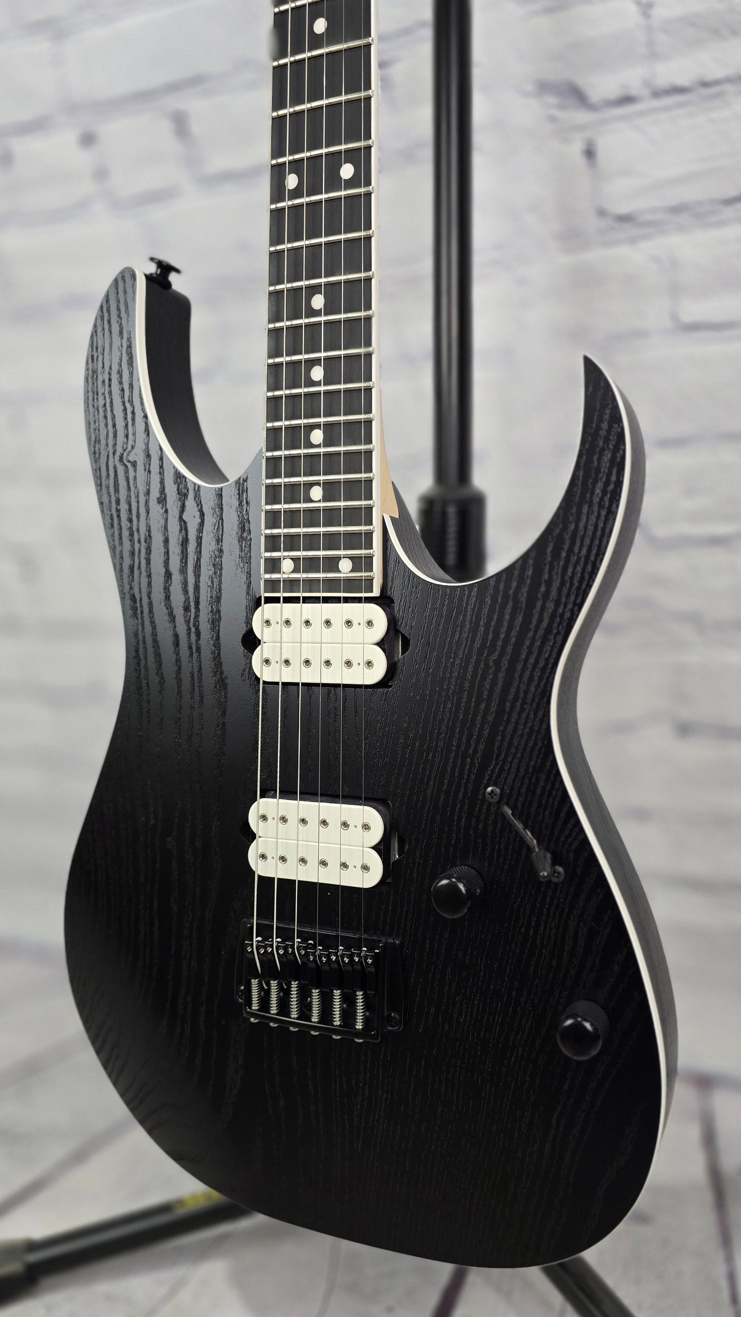Ibanez Prestige RGR652AHBF WK 6 String Electric Guitar Weathered Black