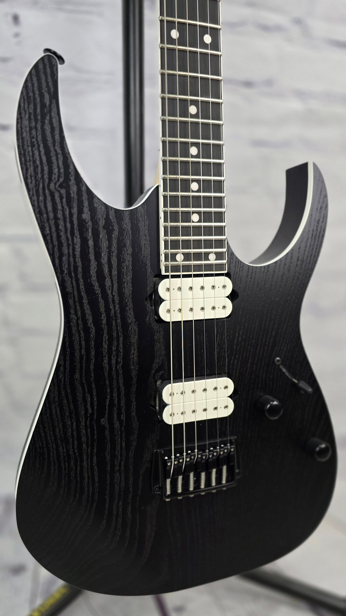 Ibanez Prestige RGR652AHBF WK 6 String Electric Guitar Weathered Black