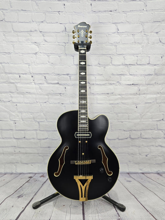 Ibanez Pat Metheny Signature PM3C BKL 6 String Electric Guitar Black Low Gloss