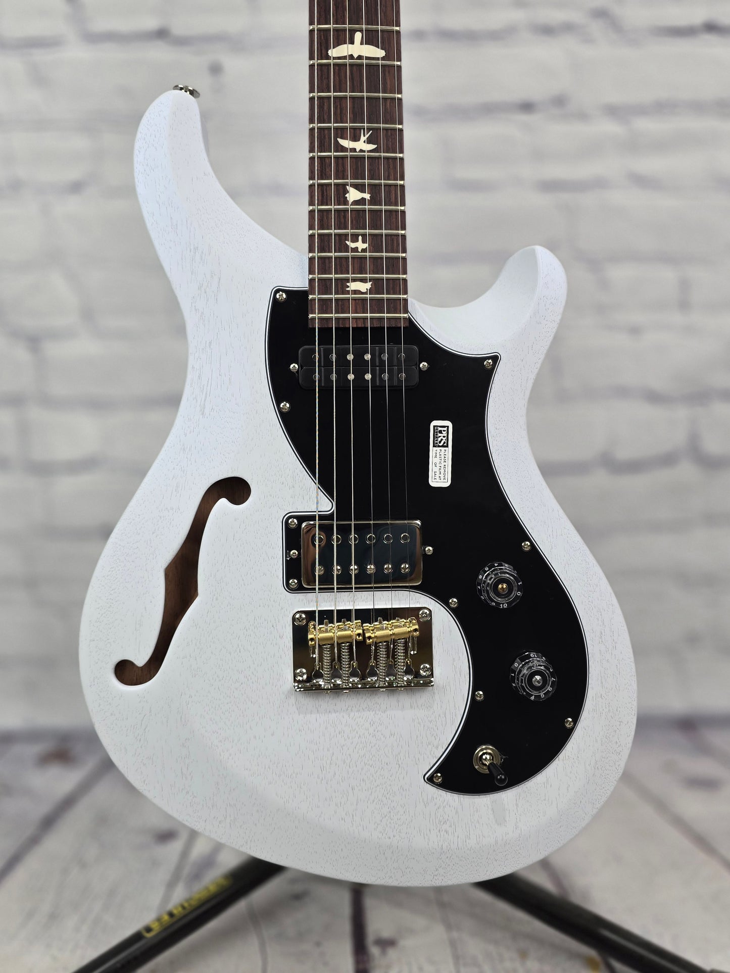 Paul Reed Smith PRS S2 Vela Semi-Hollow Satin Electric Guitar Pearl White