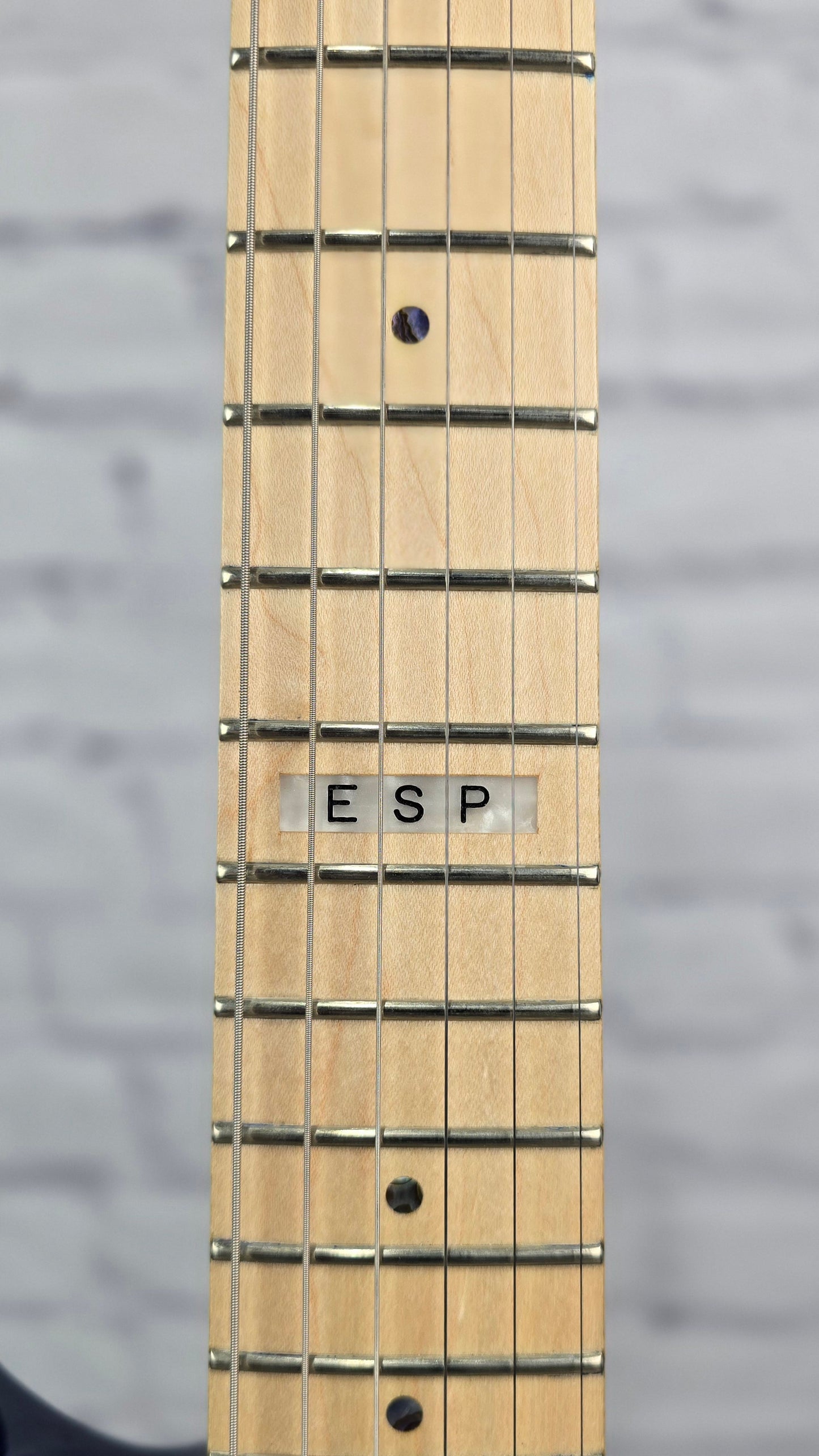 USED ESP E-II ST-1 QM AQM 6 String Electric Guitar HSS Aqua Marine