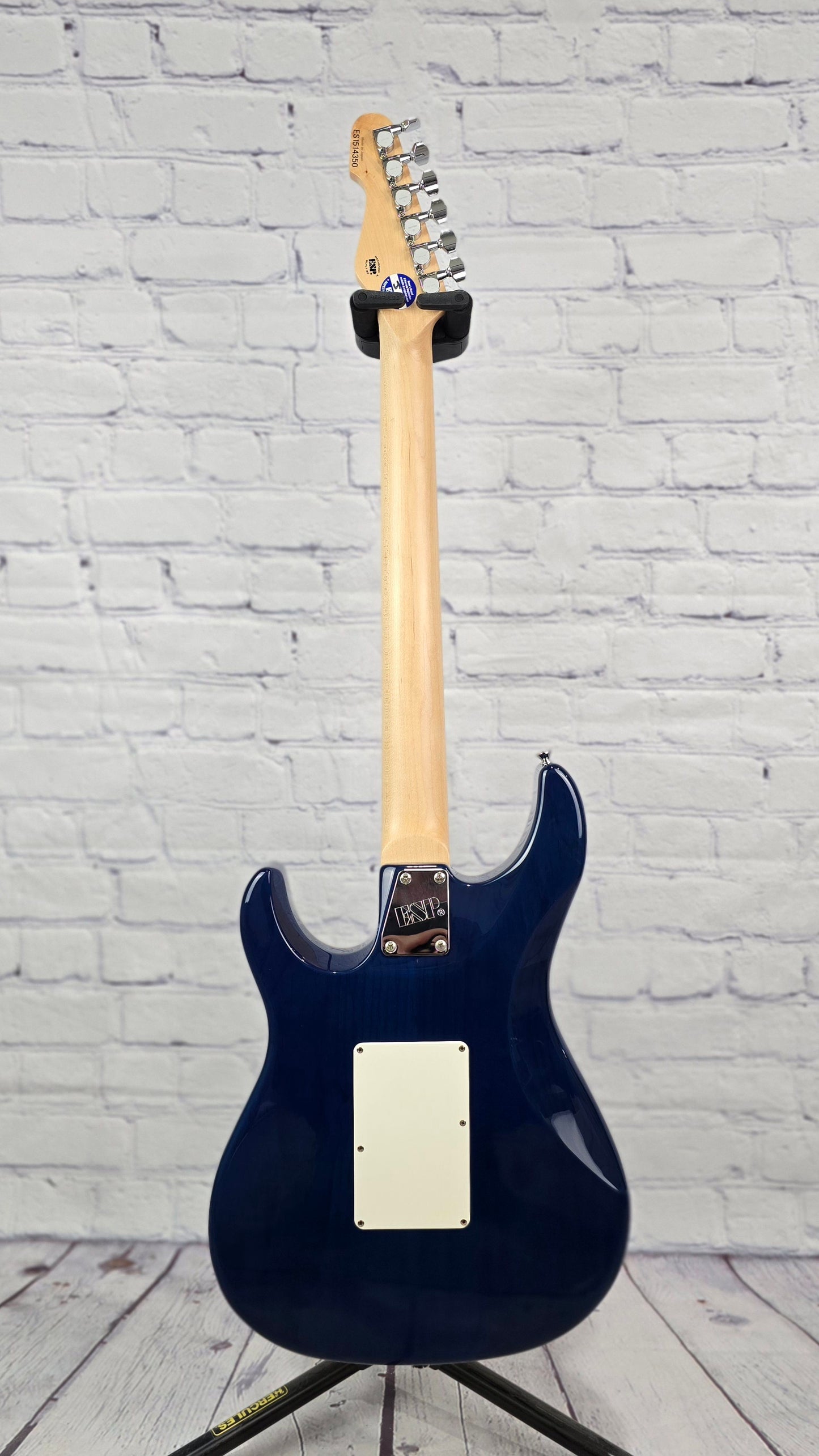 USED ESP E-II ST-1 QM AQM 6 String Electric Guitar HSS Aqua Marine