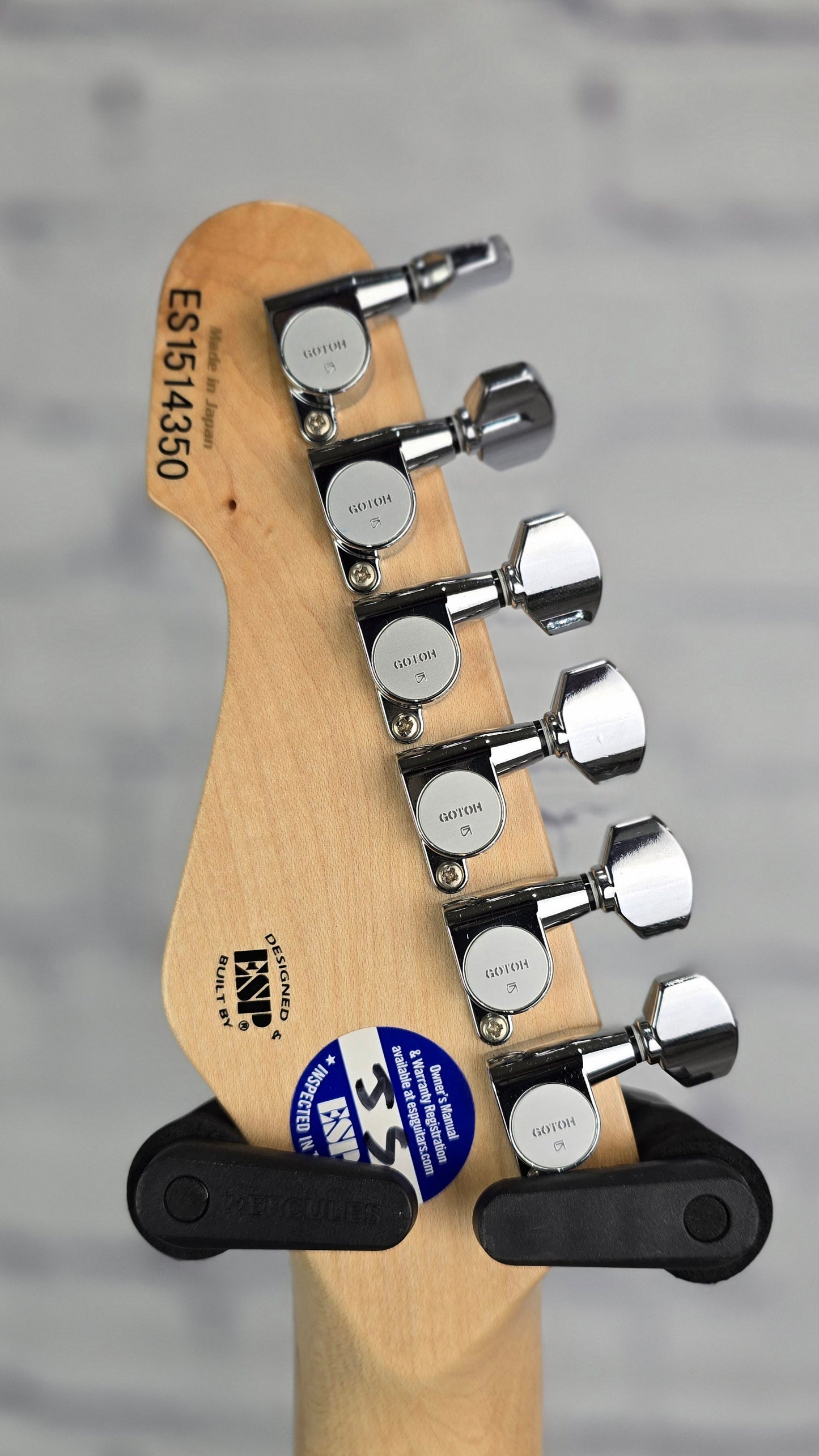 USED ESP E-II ST-1 QM AQM 6 String Electric Guitar HSS Aqua Marine