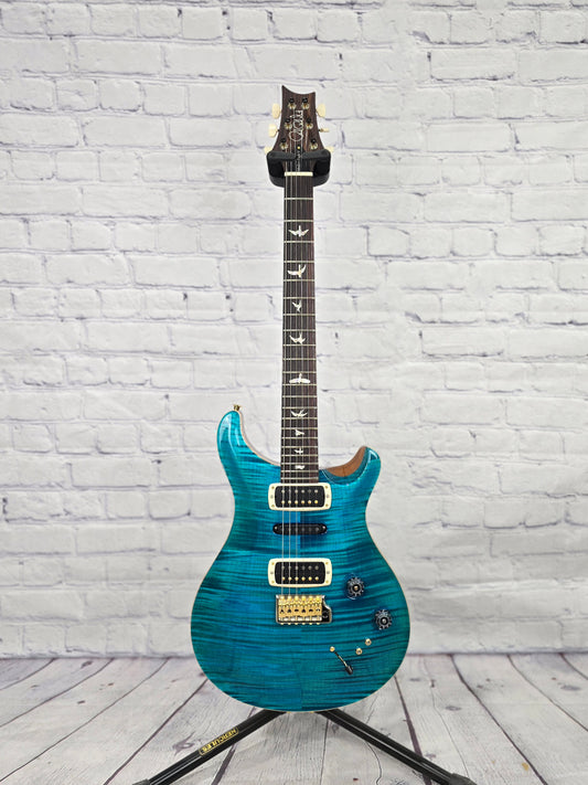 Paul Reed Smith PRS Modern Eagle V 10 Top 6 String Electric Guitar Carroll Blue