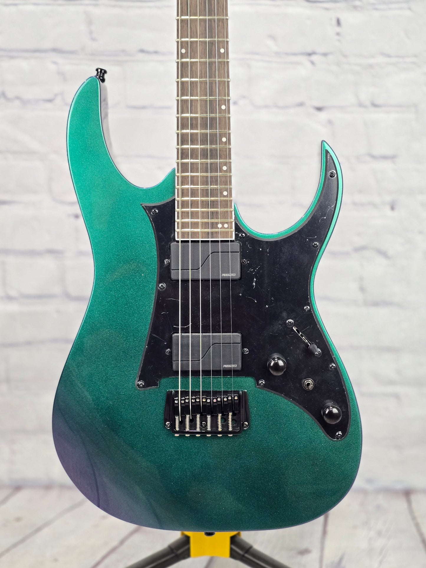 Ibanez Axion Label RG631ALF BCM 6 String Electric Guitar Blue Chameleon