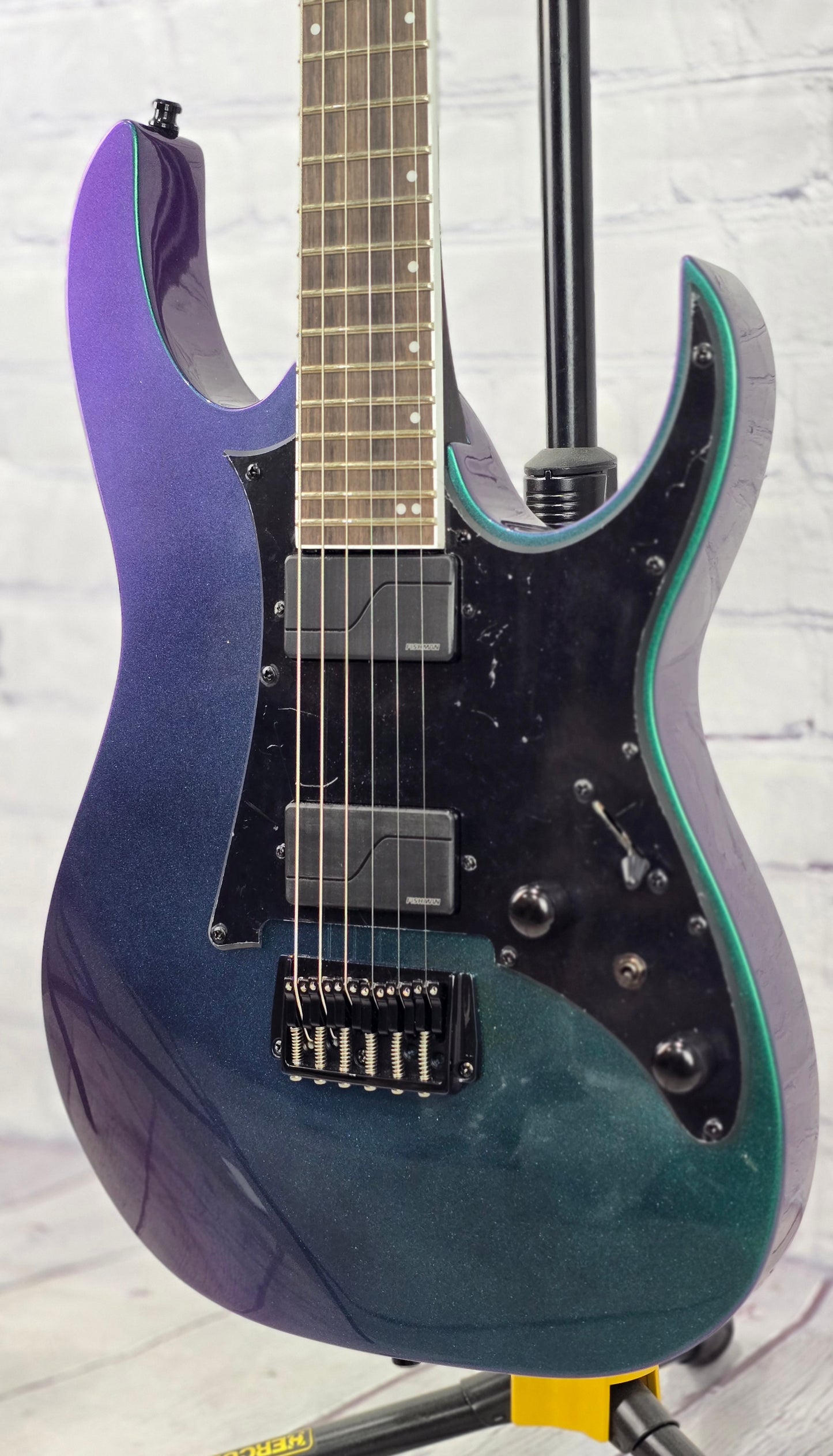 Ibanez Axion Label RG631ALF BCM 6 String Electric Guitar Blue Chameleon