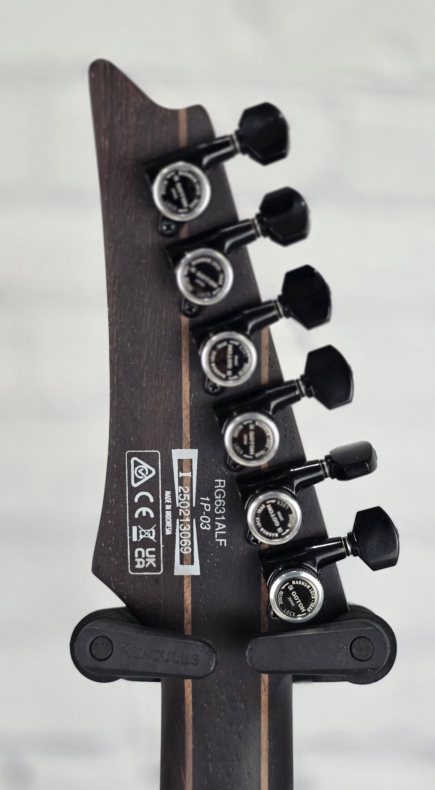 Ibanez Axion Label RG631ALF BCM 6 String Electric Guitar Blue Chameleon