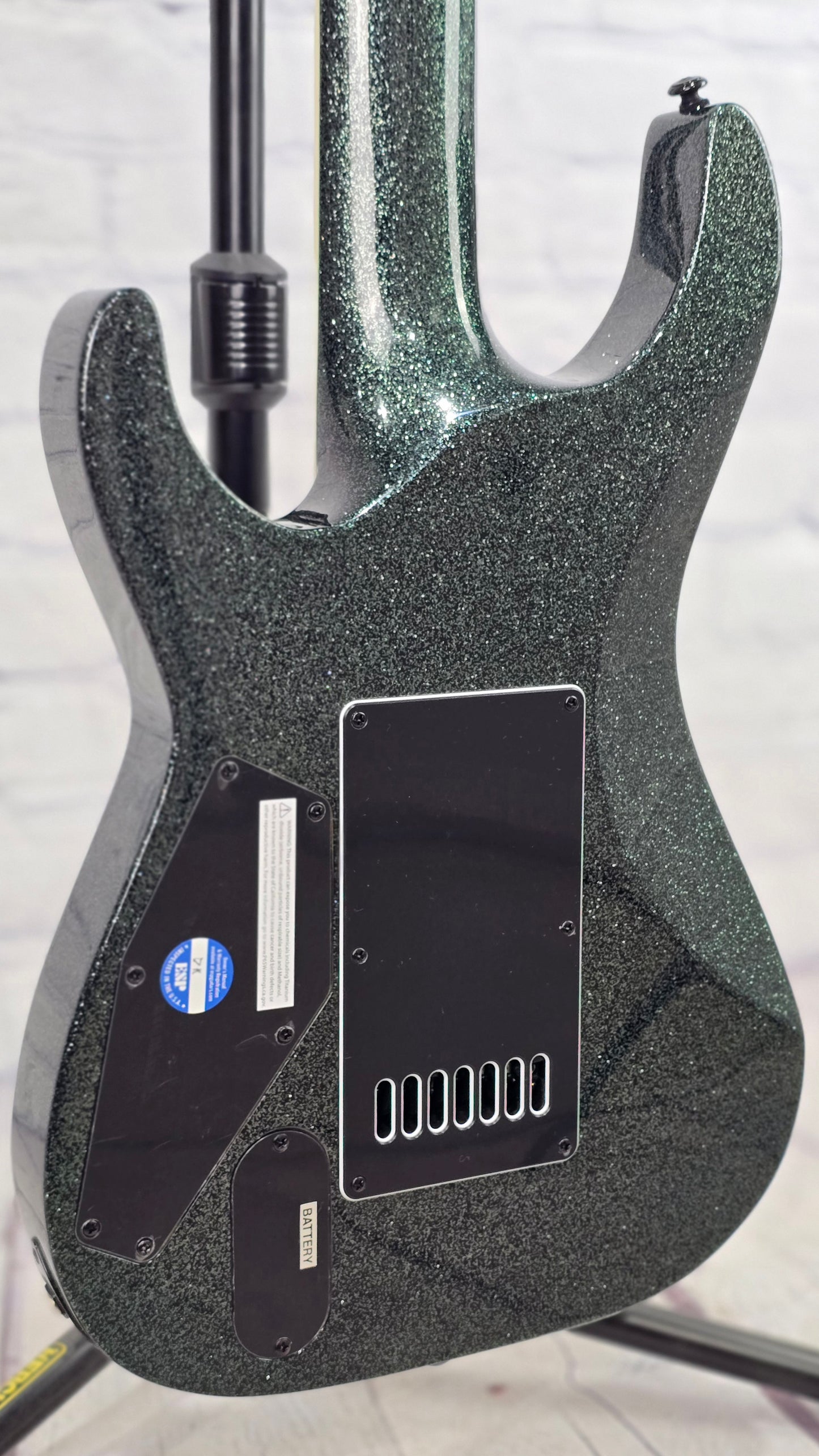 ESP LTD M-1007B ET 7 String Baritone Guitar Granite Sparkle
