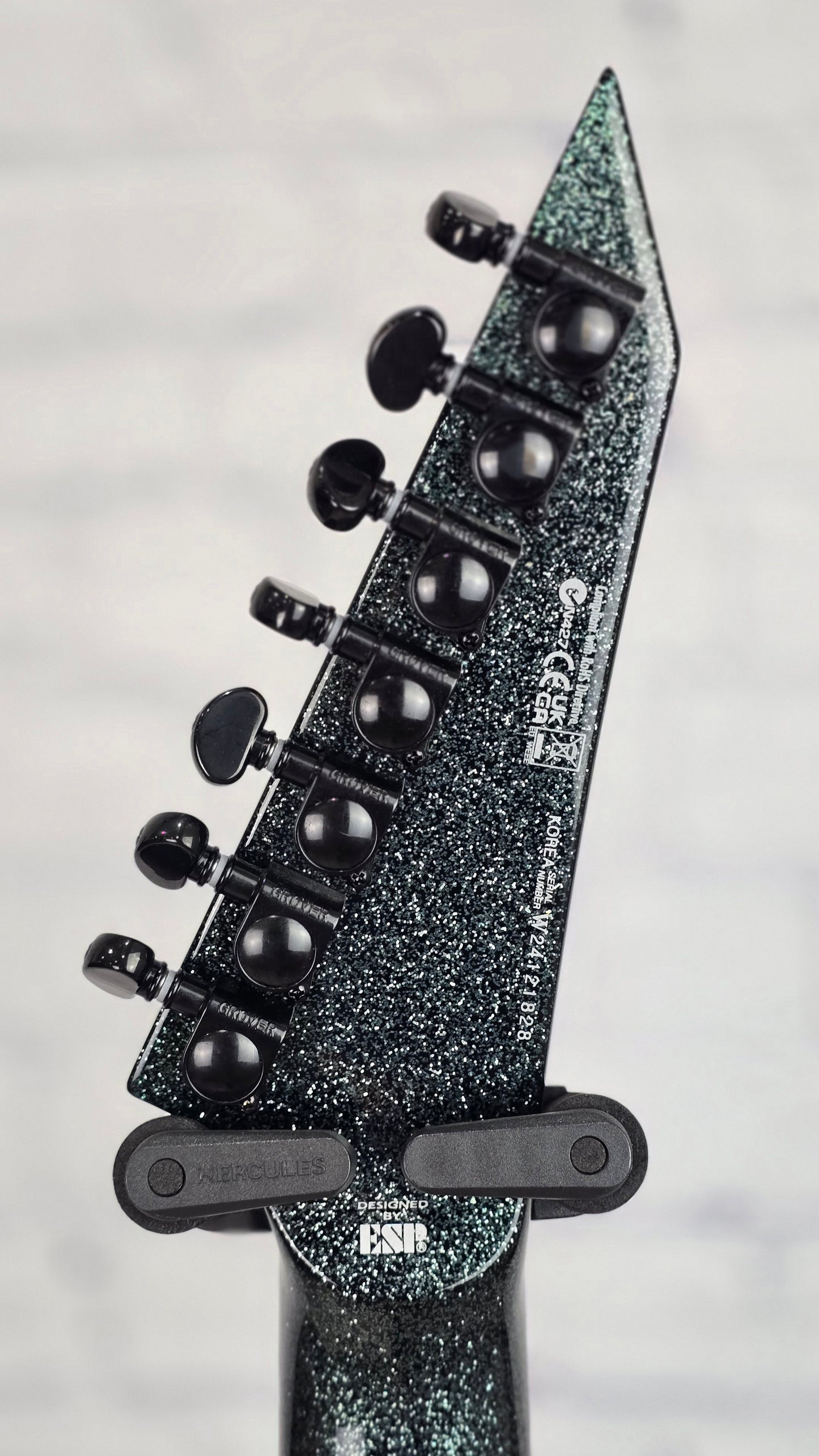 ESP LTD M-1007B ET 7 String Baritone Guitar Granite Sparkle
