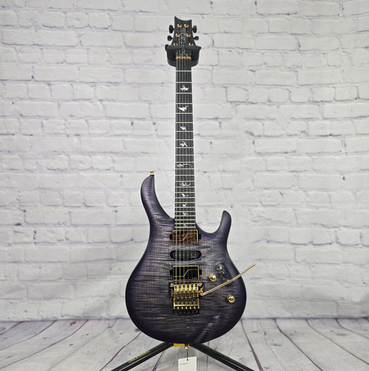 Paul Reed Smith PRS Guitars Chleo Limited Edition Herman Li 6 String Electric Guitar Charcoal Purple Wraparound Burst
