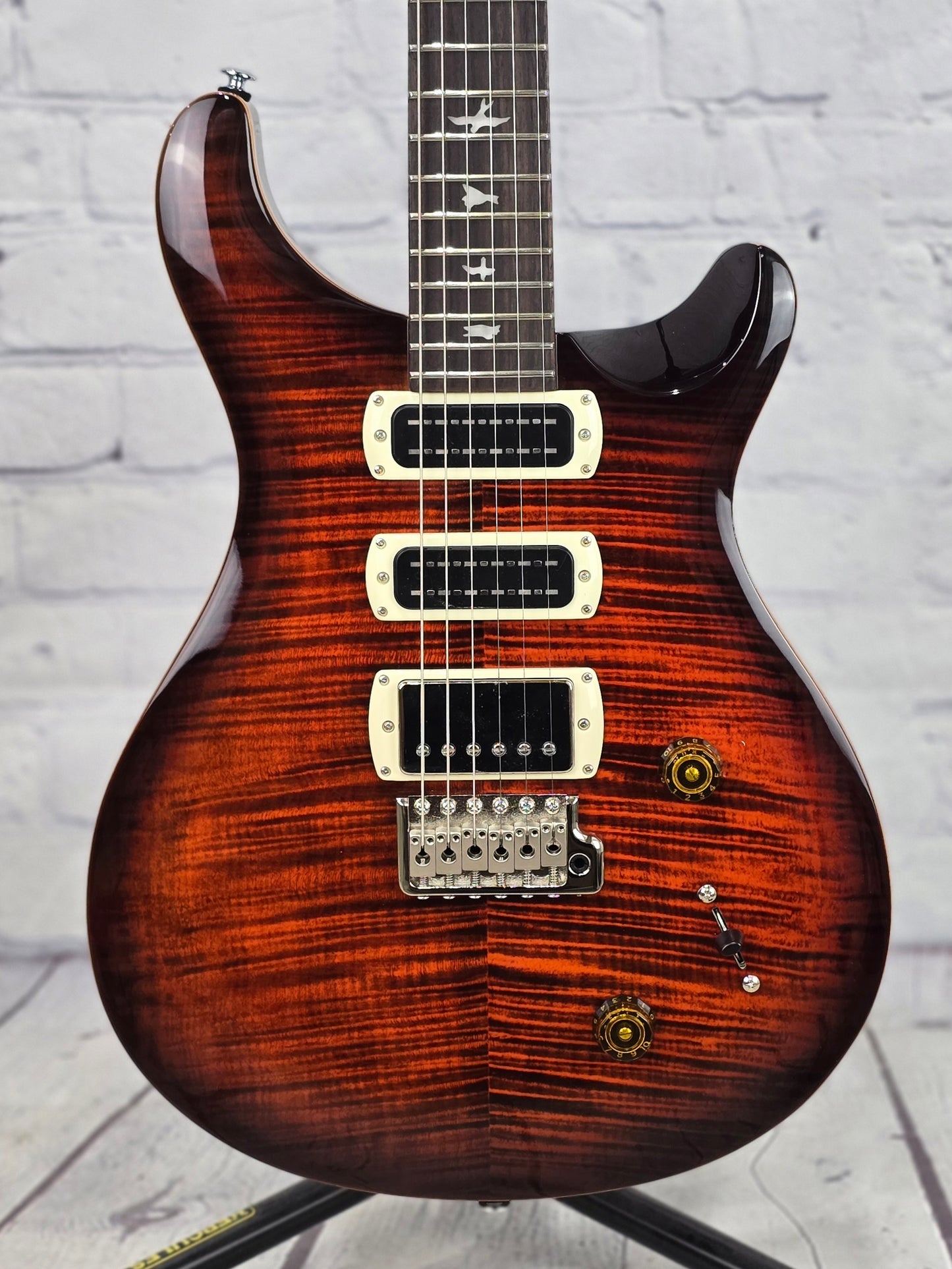 Paul Reed Smith PRS Guitars SE Studio 6 String Electric Guitar Orange Tiger Smokeburst