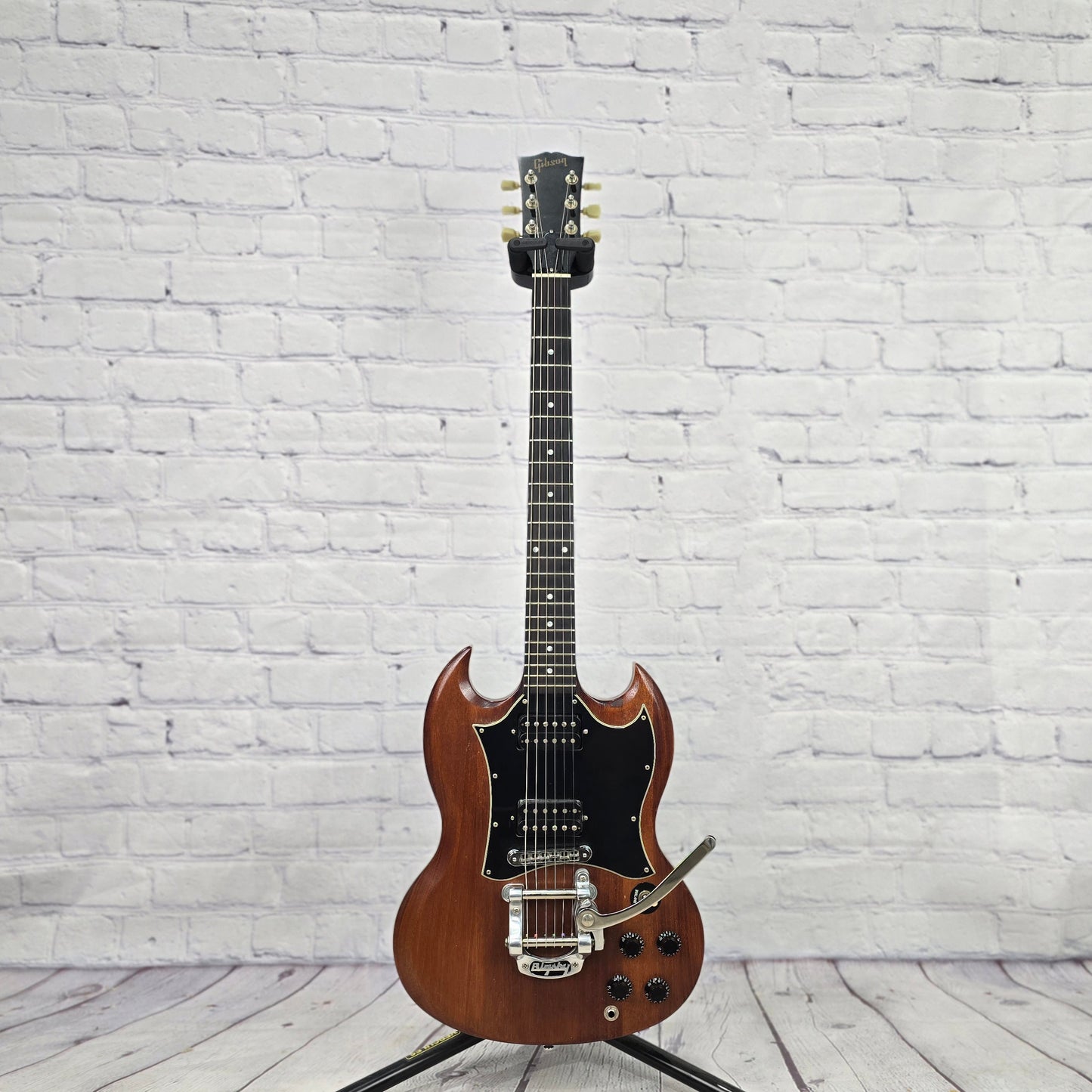 USED Gibson SG Special Faded 6 String Electric Guitar Worn Brown Bigsby