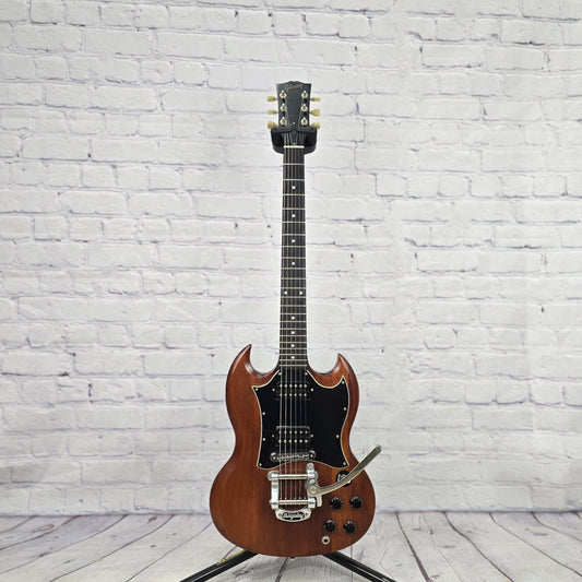 USED Gibson SG Special Faded 6 String Electric Guitar Worn Brown Bigsby