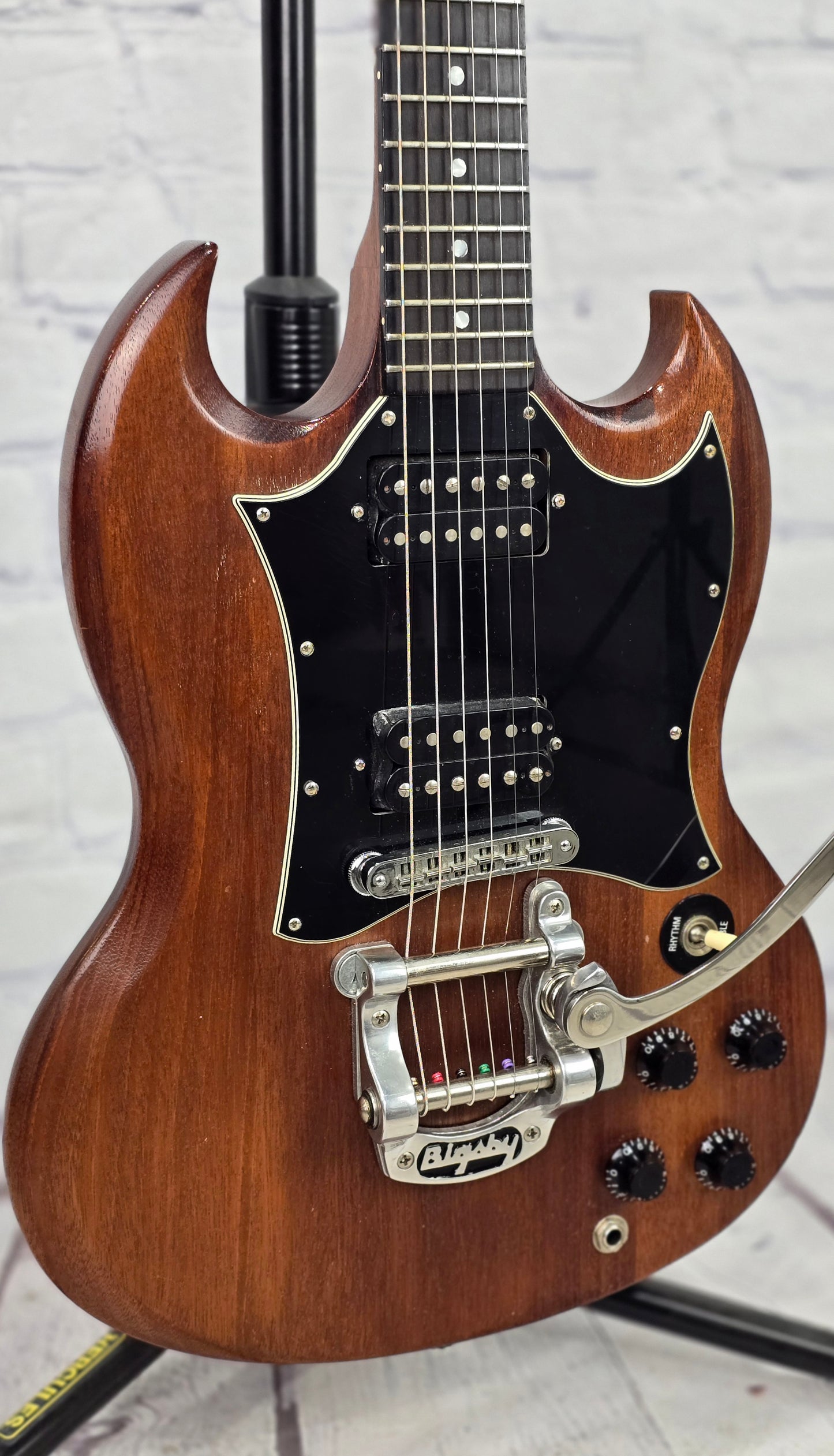 USED Gibson SG Special Faded 6 String Electric Guitar Worn Brown Bigsby