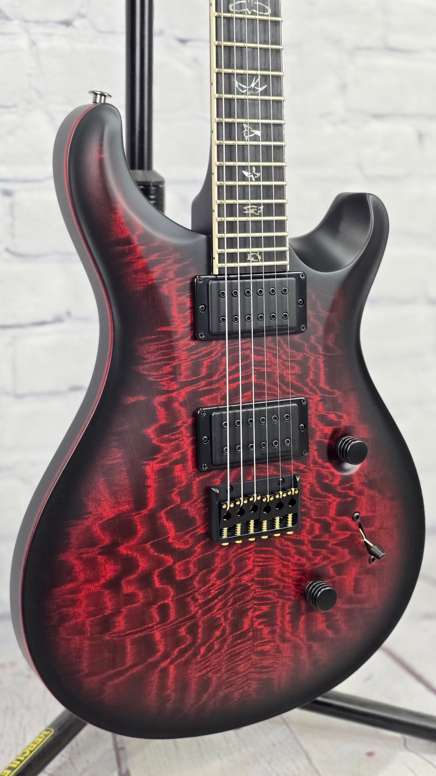 Paul Reed Smith PRS Guitars Mark Holcomb Custom 24 Core 6 String Electric Guitar Fire Smokeburst