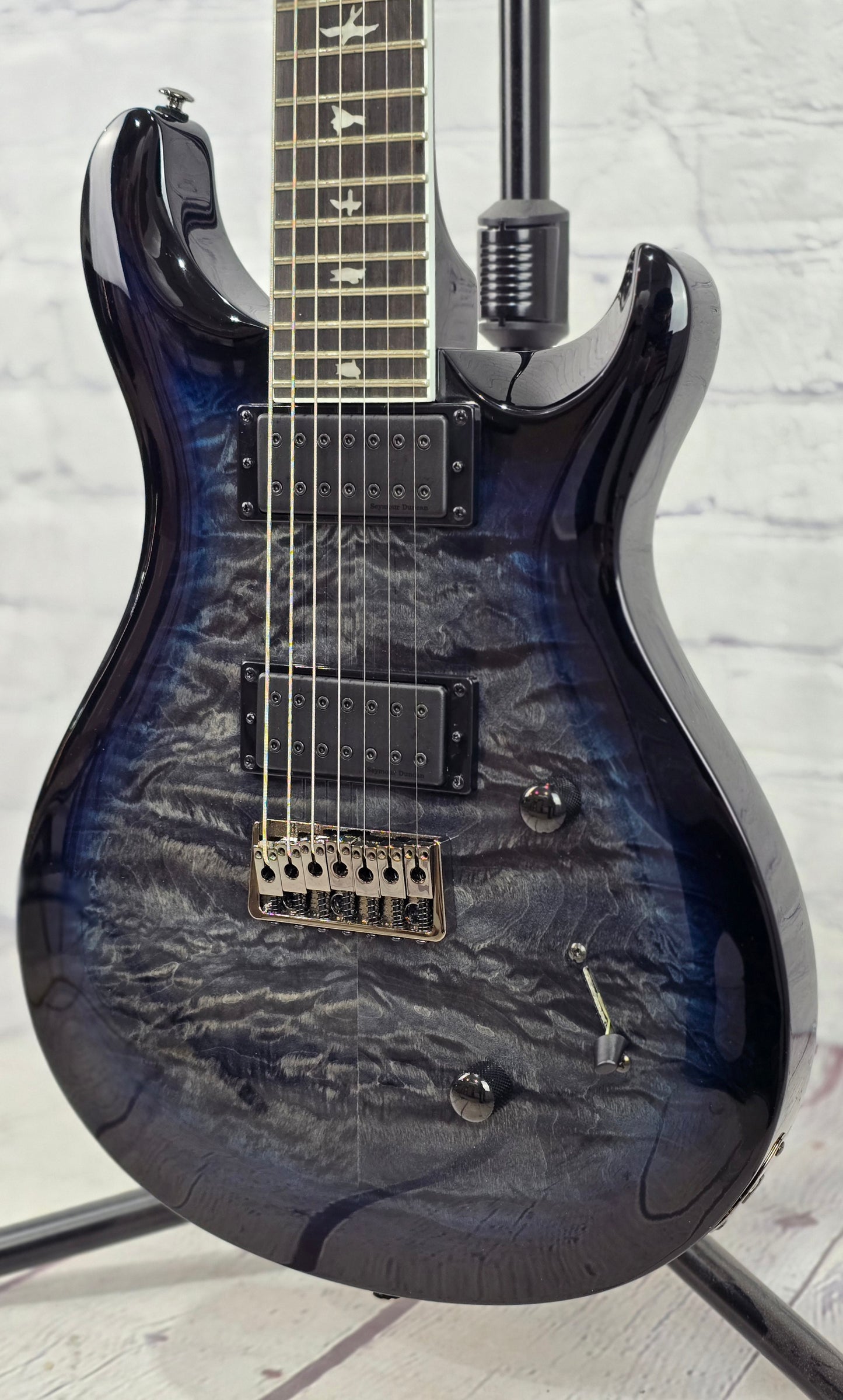 Paul Reed Smith PRS SE Mark Holcomb SVN 7 String Electric Guitar Holcomb Blue Burst