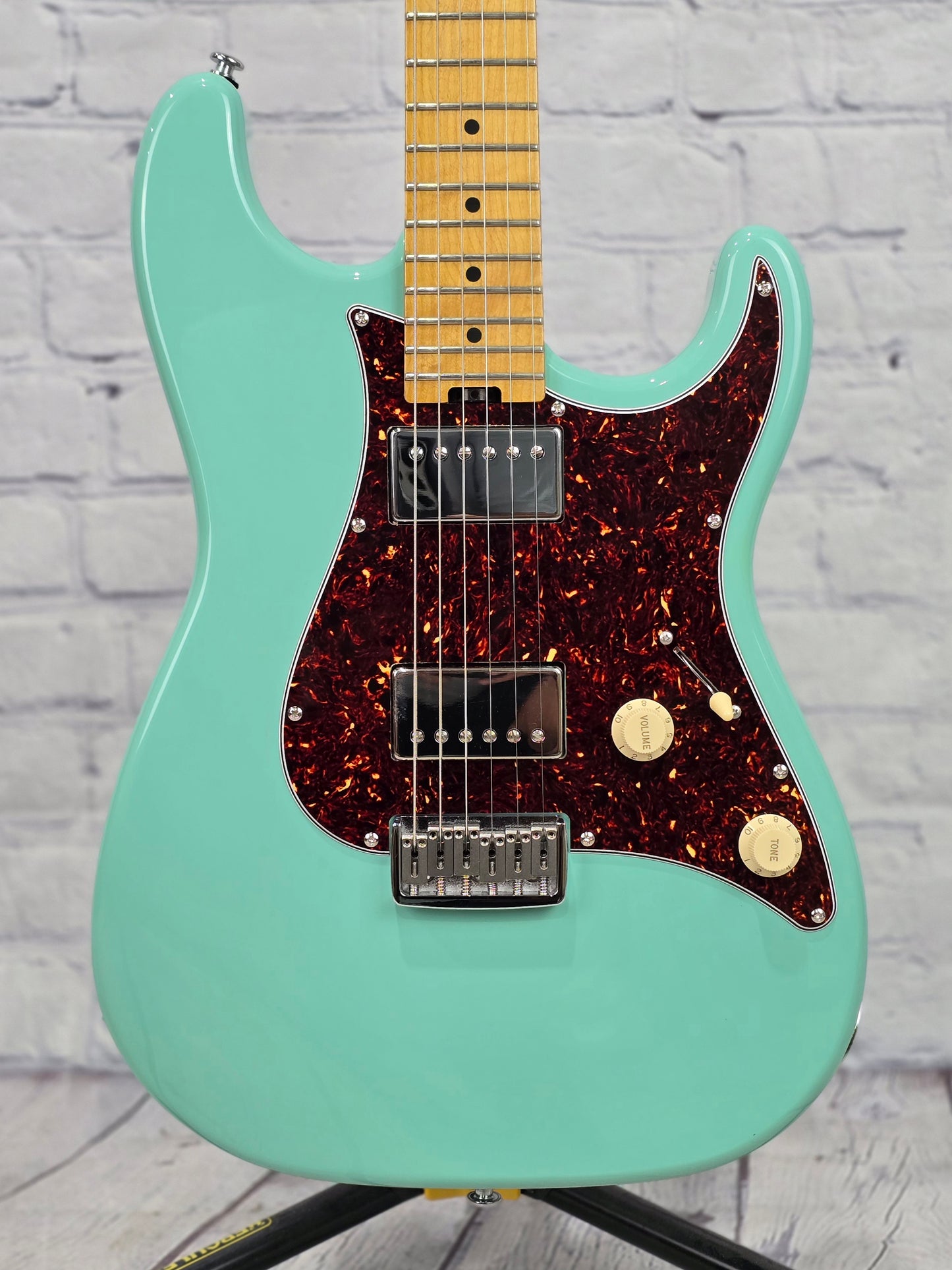 Cream T Guitars Polaris Standard Electric Guitar GUITAR-X Pickup Swapping Seafoam Green