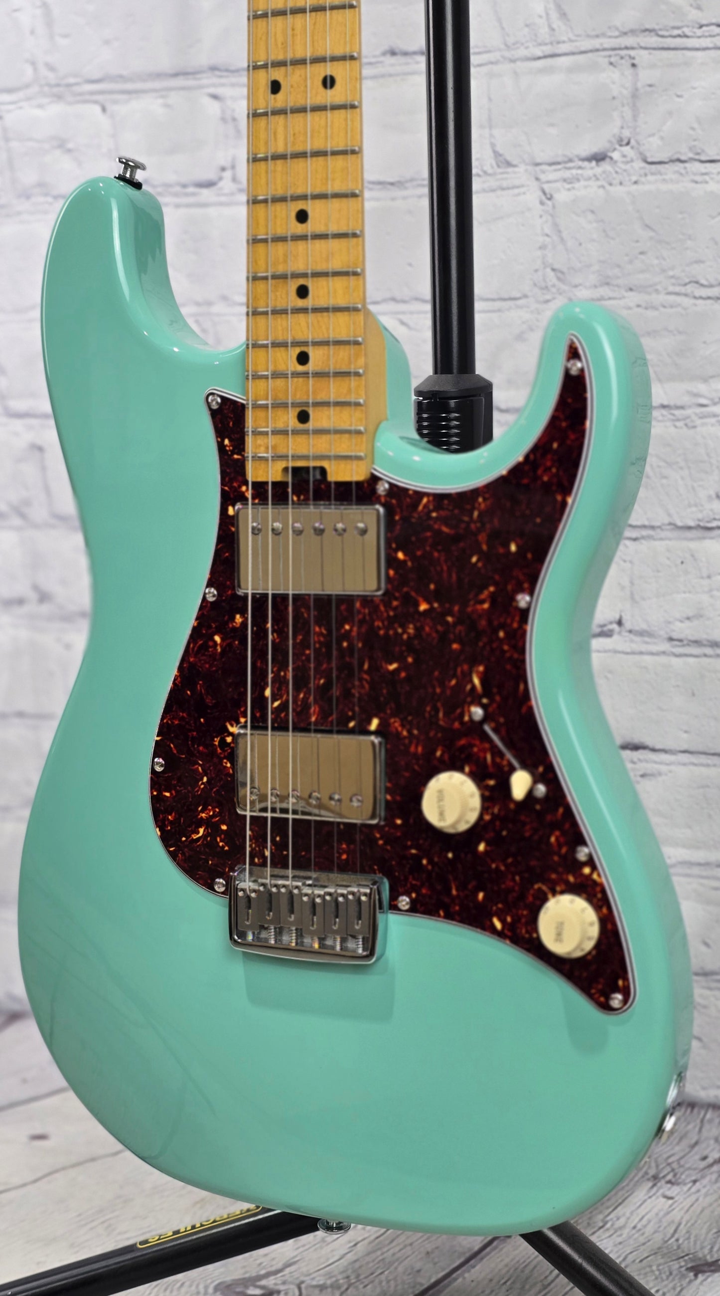 Cream T Guitars Polaris Standard Electric Guitar GUITAR-X Pickup Swapping Seafoam Green