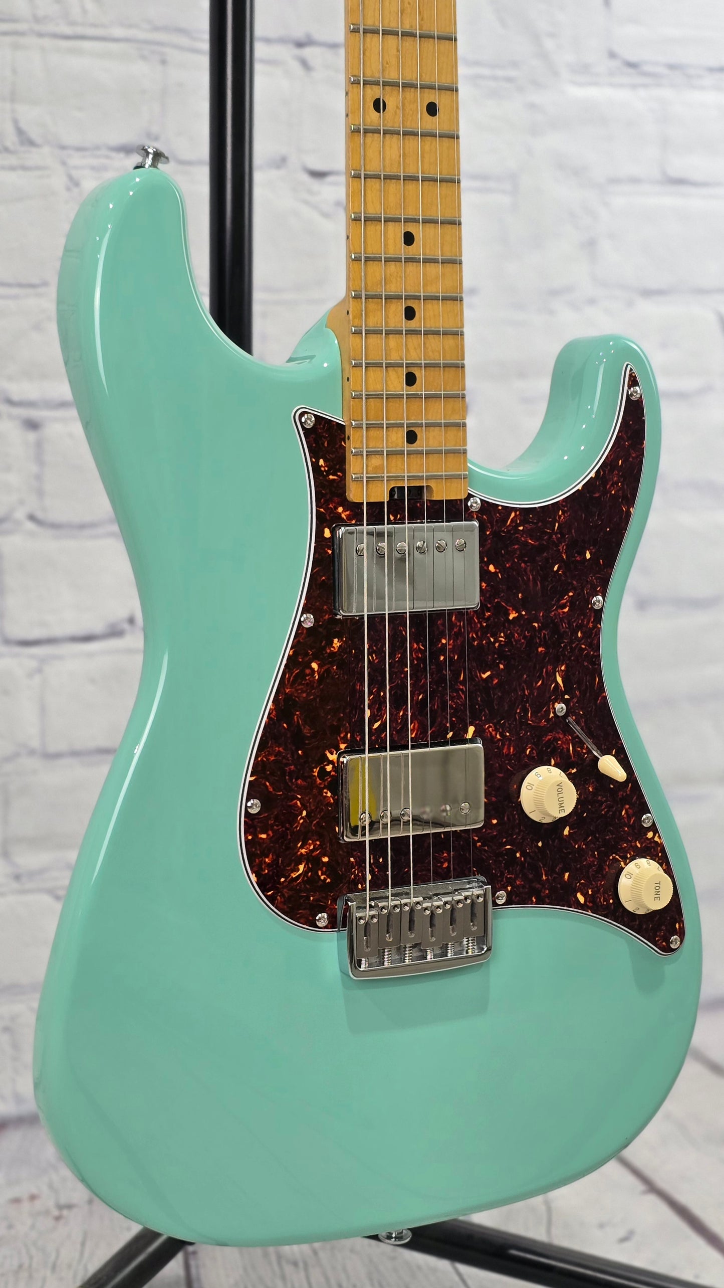 Cream T Guitars Polaris Standard Electric Guitar GUITAR-X Pickup Swapping Seafoam Green