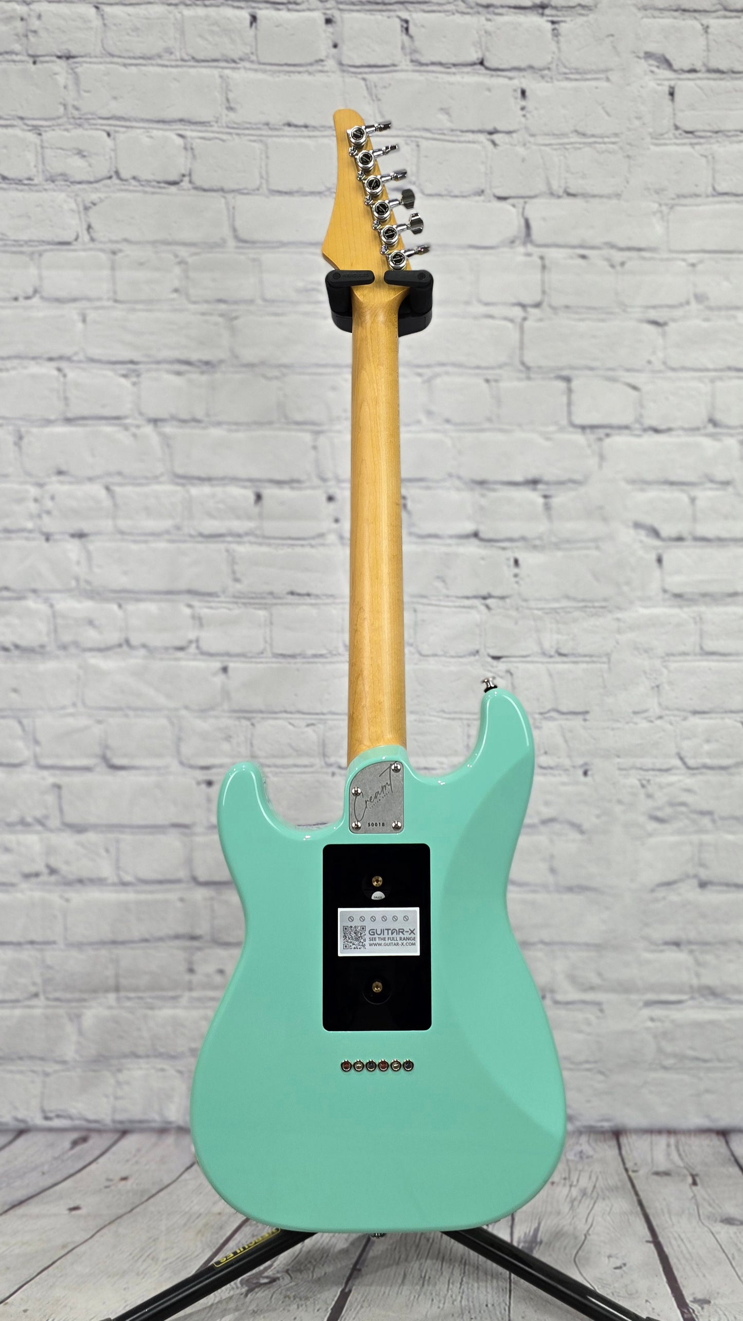 Cream T Guitars Polaris Standard Electric Guitar GUITAR-X Pickup Swapping Seafoam Green