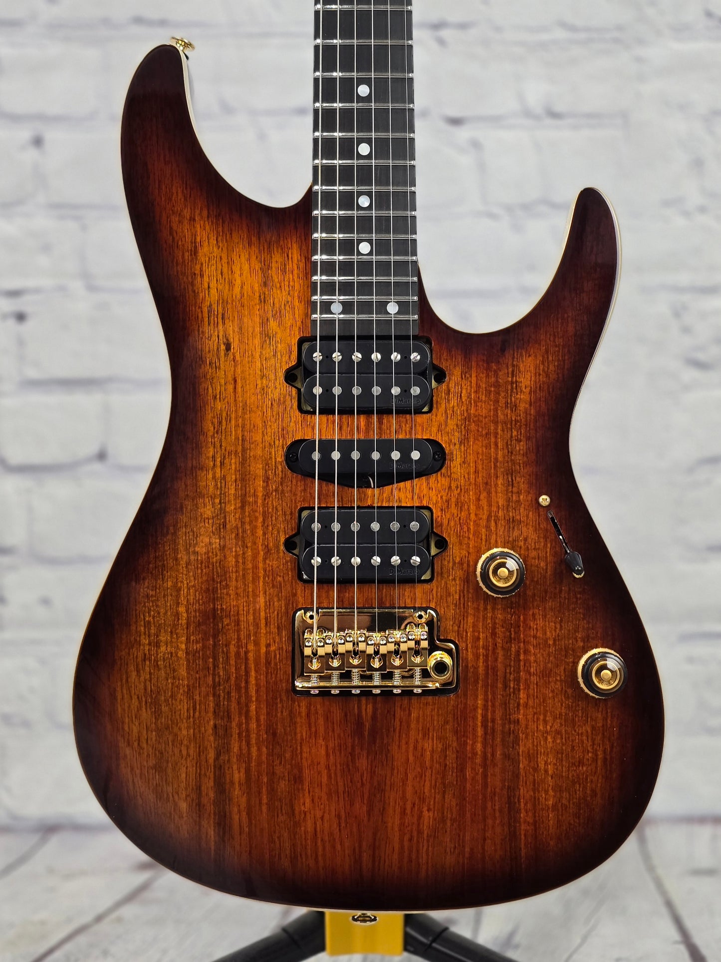 Ibanez Premium AZ47P2K DEB 6 String Electric Guitar Koa Dragon's Eye Burst