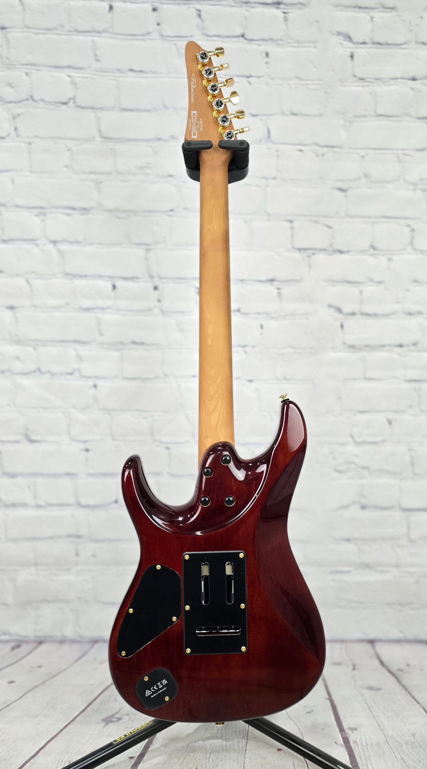 Ibanez Premium AZ47P2K DEB 6 String Electric Guitar Koa Dragon's Eye Burst