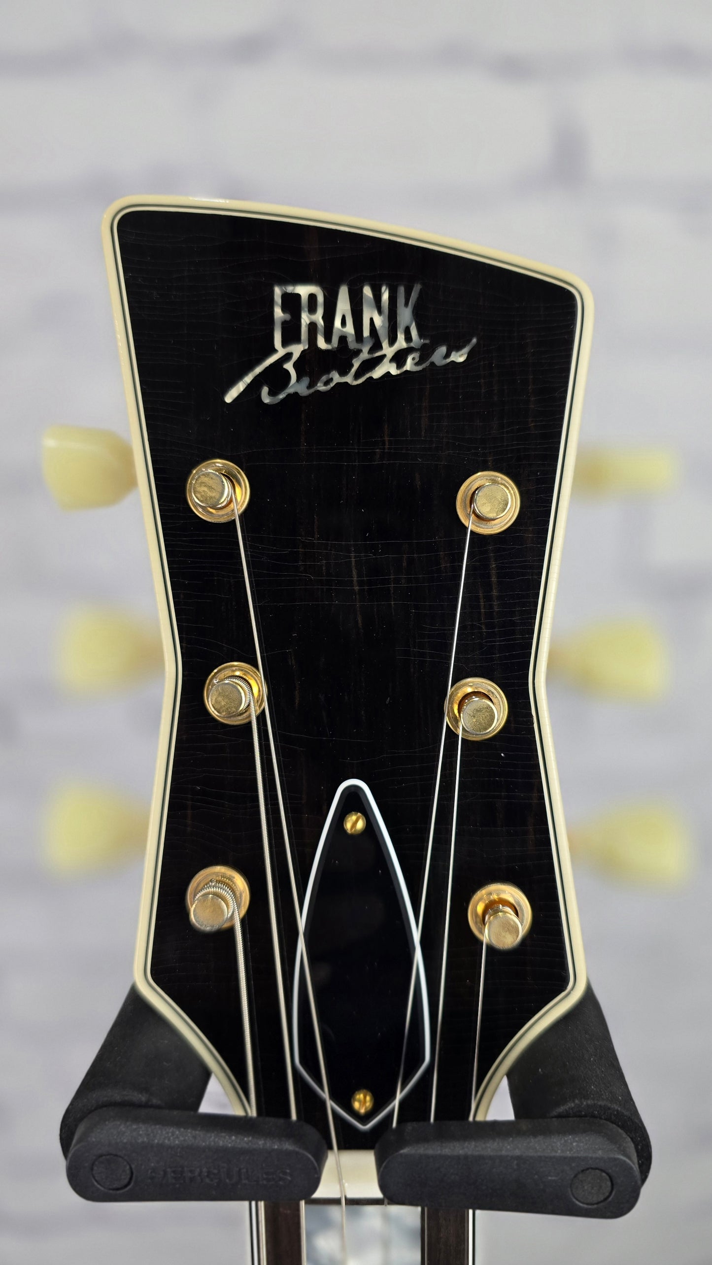 Frank Brothers Arcade One 6 String Electric Guitar Gloss Piano Black