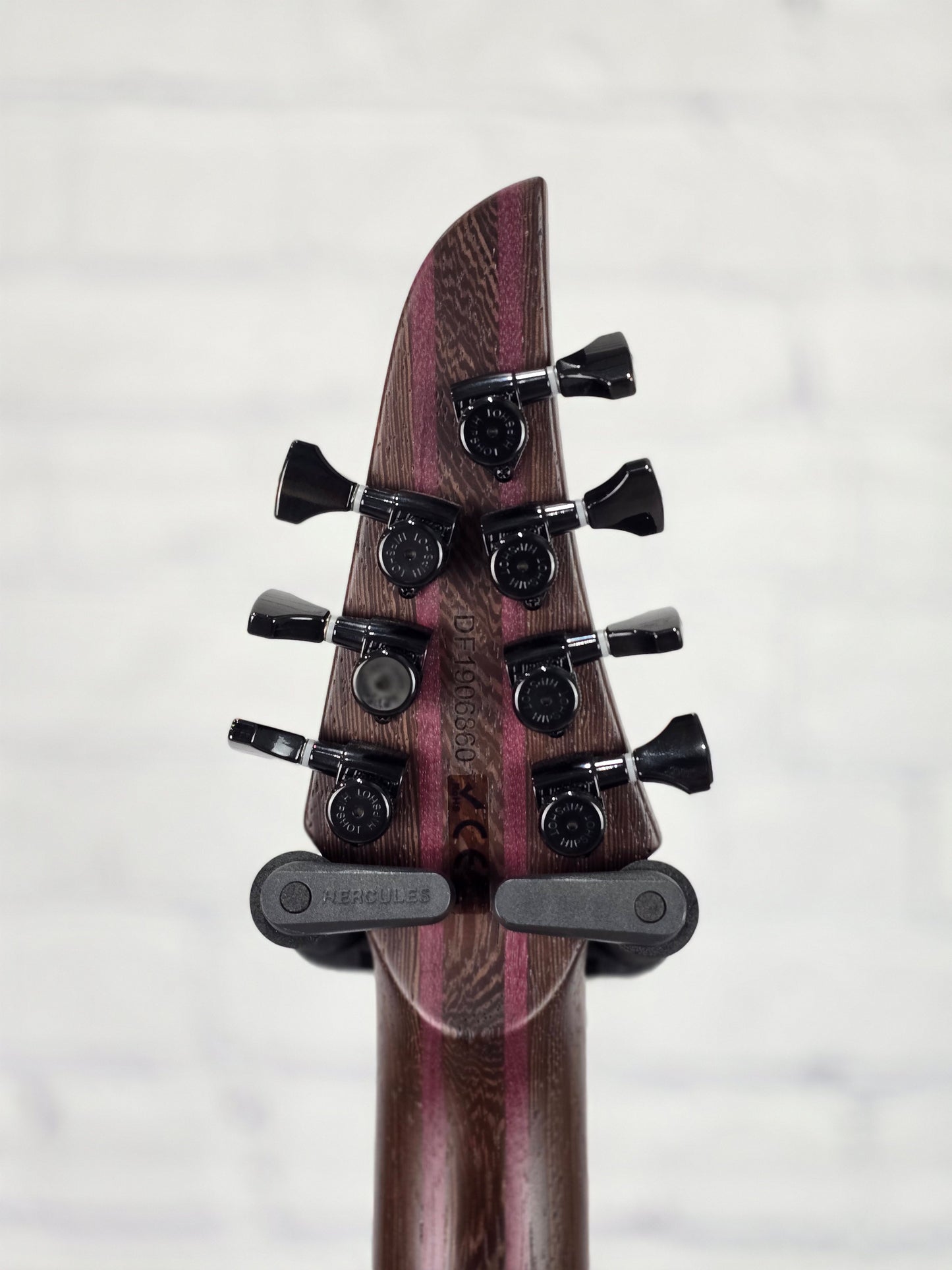 USED Mayones Duvell Elite VF 7 String Multiscale Electric Guitar Buckeye Burl Pale Moon Ebony