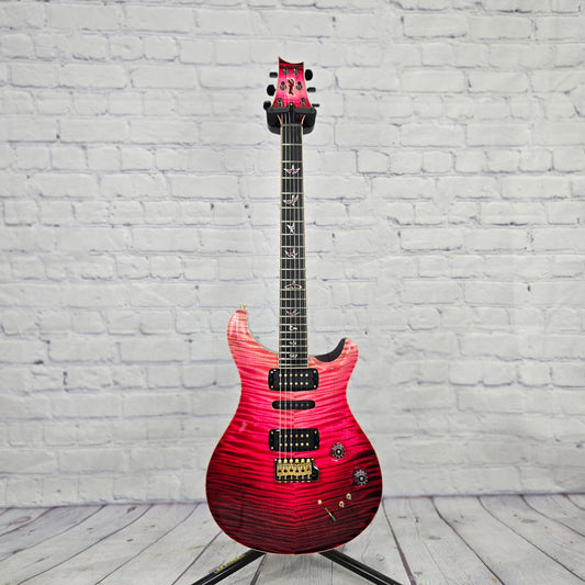 Paul Reed Smith PRS Guitars Private Stock #11409 Modern Eagle V 6 String Electric Guitar Blood Red Reverse Dragon's Breath