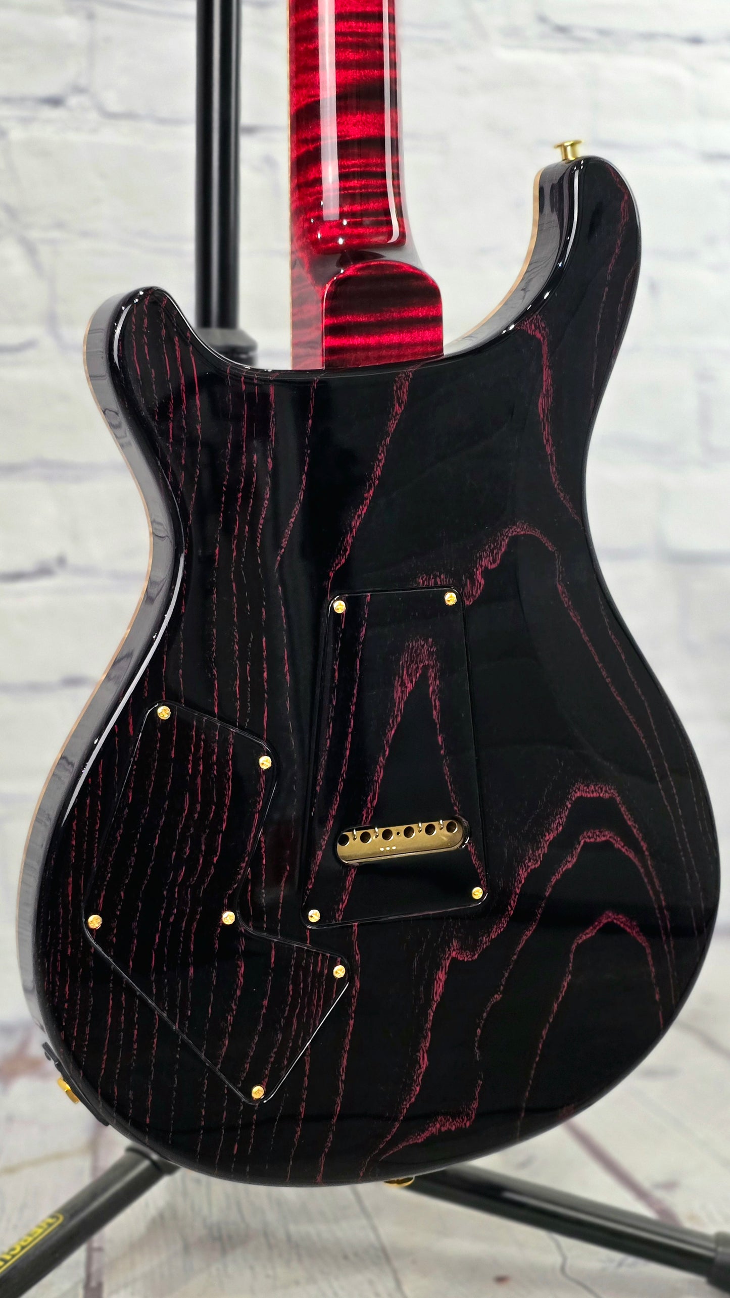 Paul Reed Smith PRS Guitars Private Stock #11409 Modern Eagle V 6 String Electric Guitar Blood Red Reverse Dragon's Breath