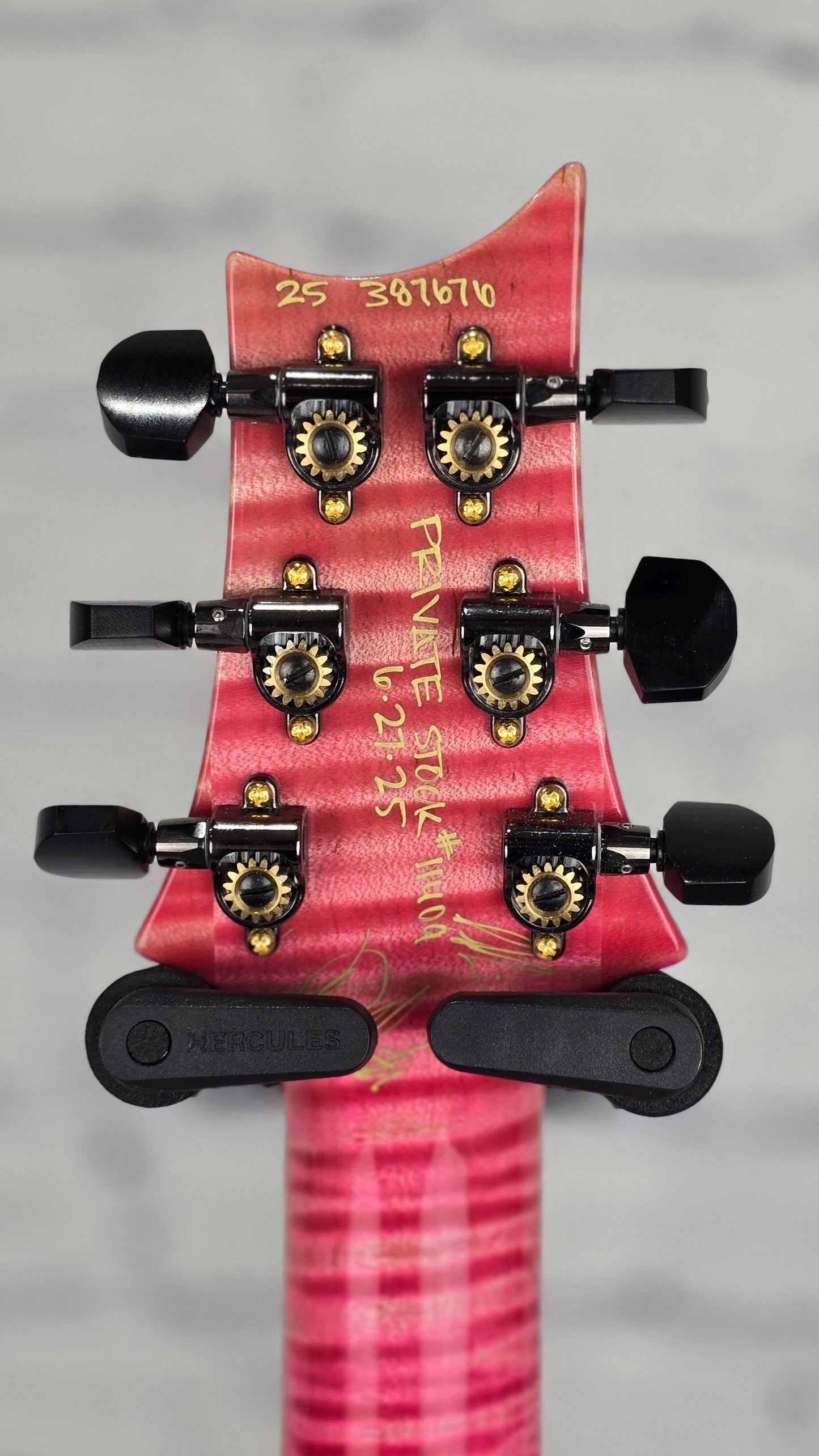 Paul Reed Smith PRS Guitars Private Stock #11409 Modern Eagle V 6 String Electric Guitar Blood Red Reverse Dragon's Breath