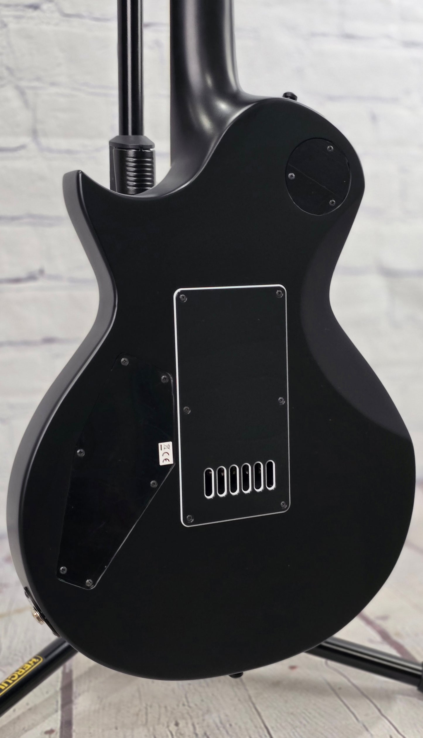 ESP E-II Eclipse EverTune 6 String Electric Guitar Black Satin