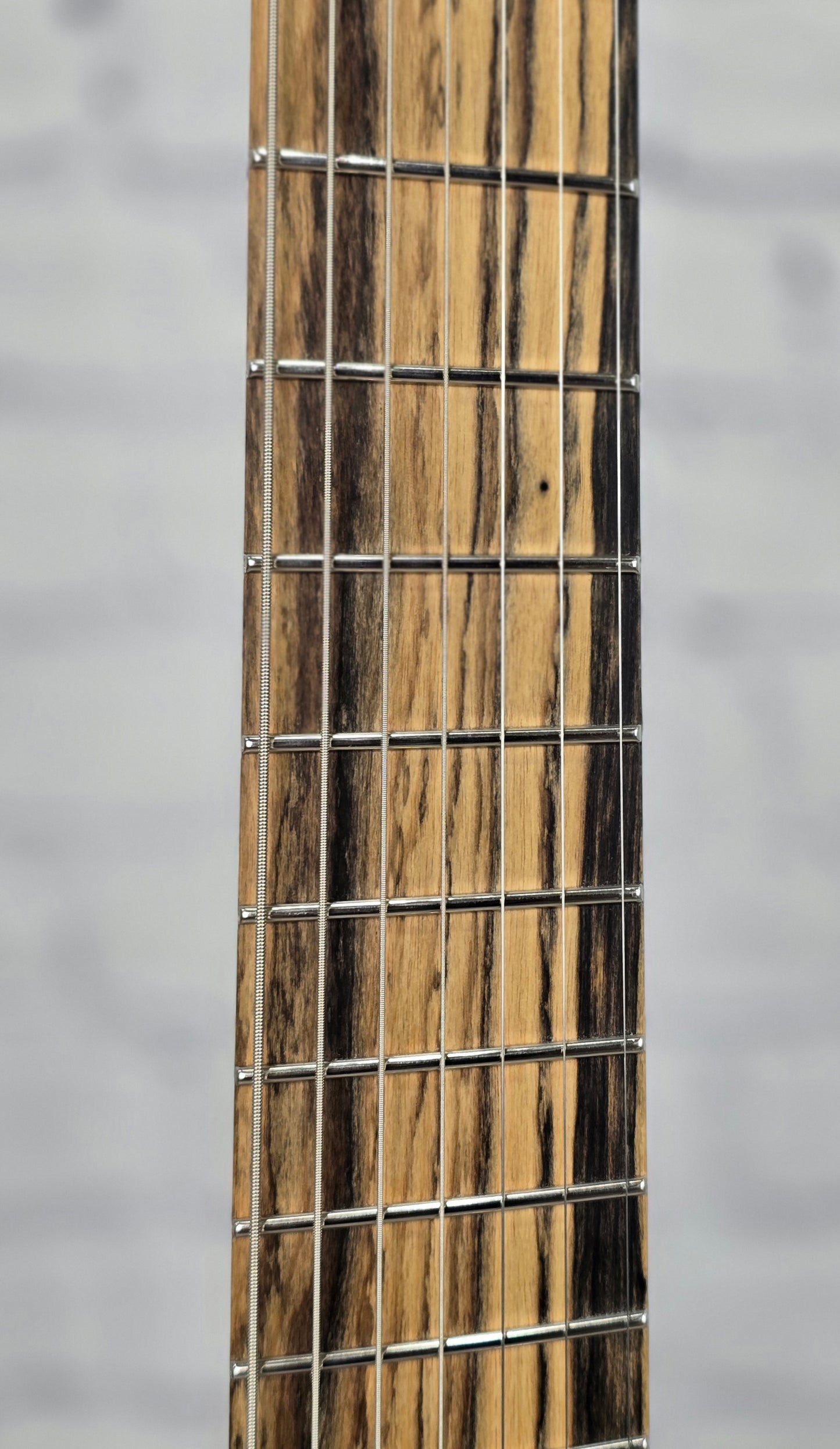 USED Mayones Duvell Elite VF 7 String Multiscale Electric Guitar Buckeye Burl Pale Moon Ebony