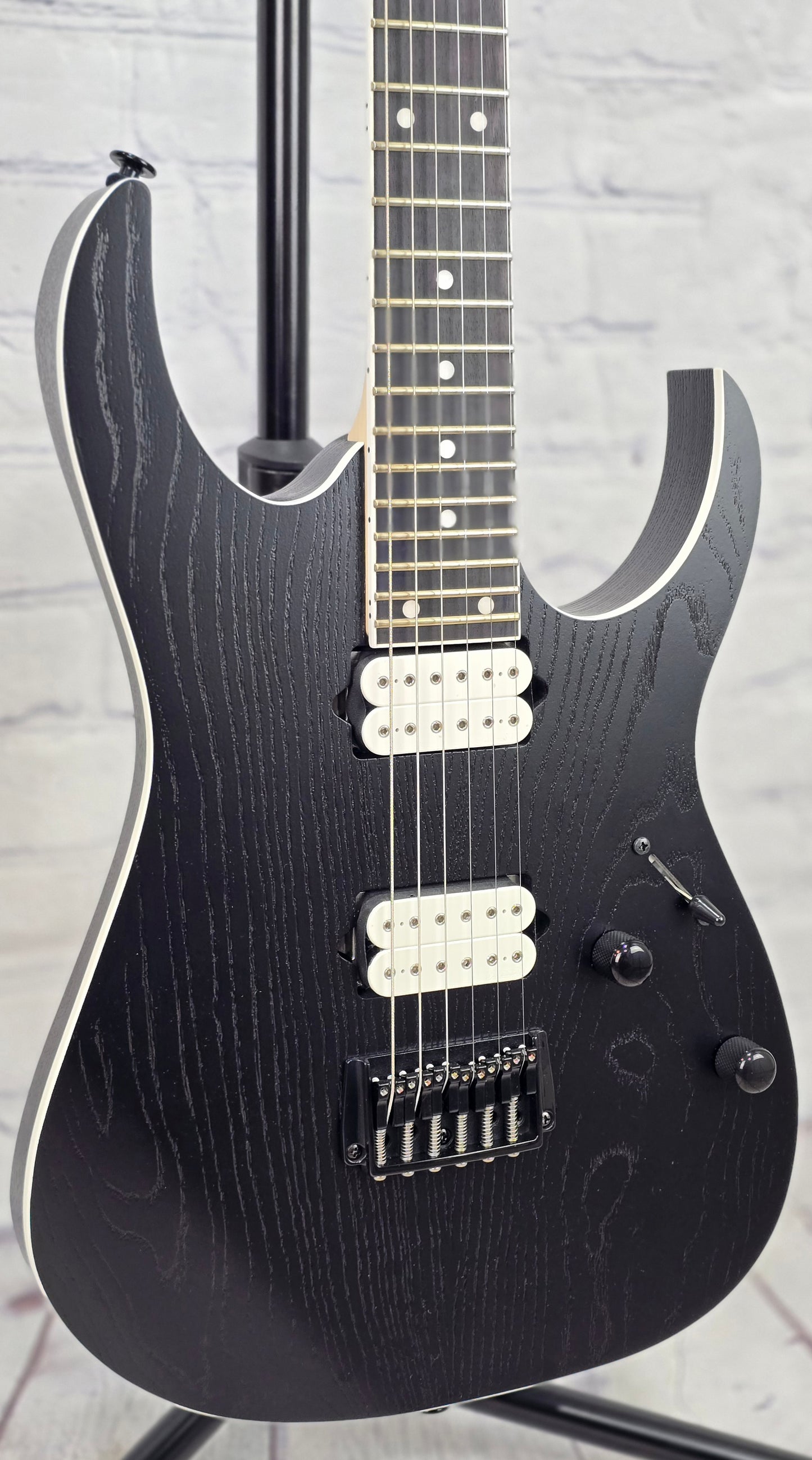 Ibanez Prestige RGR652AHBF WK 6 String Electric Guitar Weathered Black