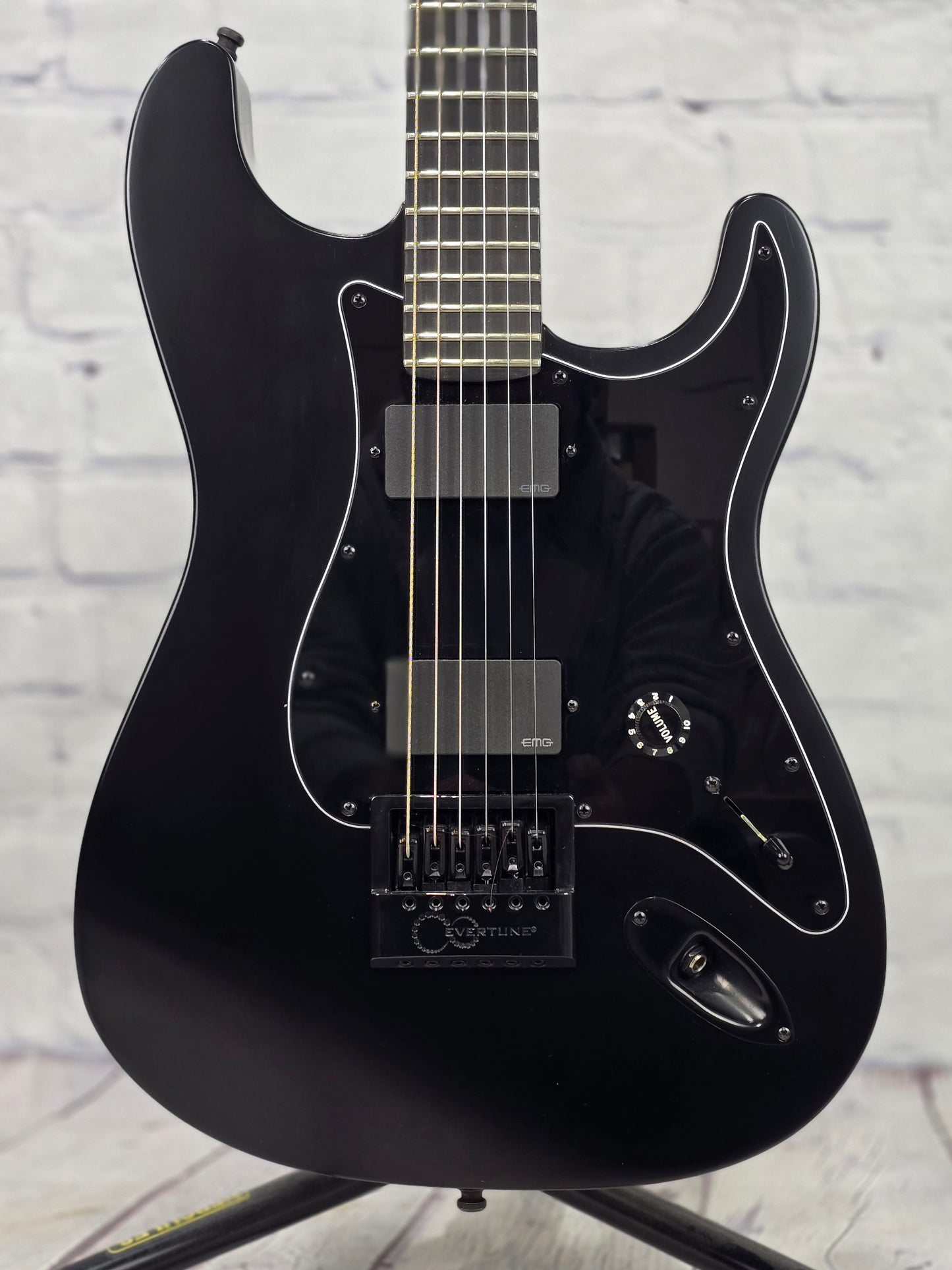 USED Fender USA Jim Root Stratocaster EverTune Electric Guitar Satin Black