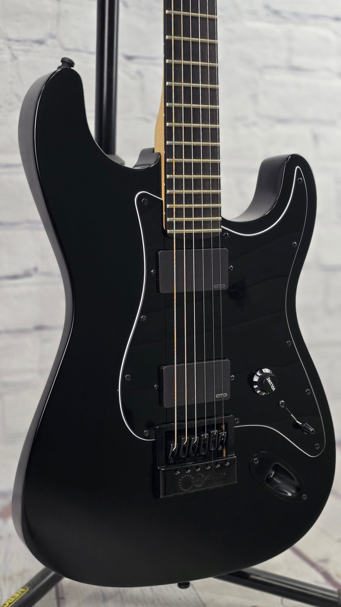 USED Fender USA Jim Root Stratocaster EverTune Electric Guitar Satin Black