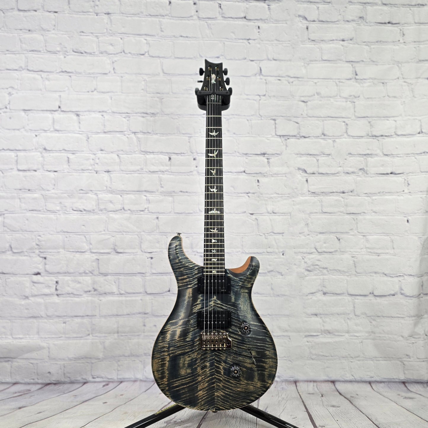 Paul Reed Smith PRS Guitars Custom 24 Satin 40th Anniversary Electric Guitar Limited Edition Faded Whale Blue Smokeburst Natural Back