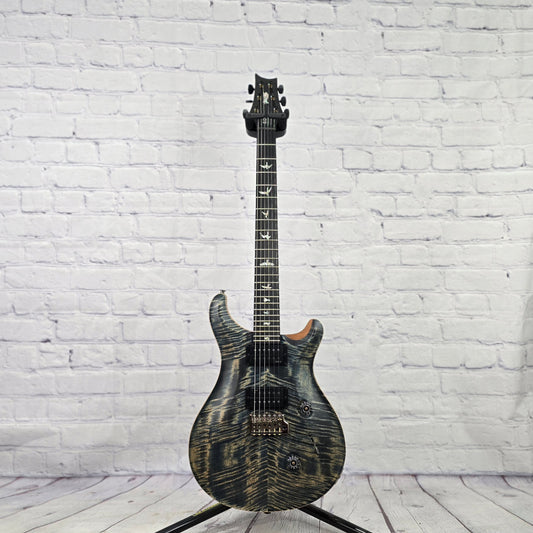 Paul Reed Smith PRS Guitars Custom 24 Satin 40th Anniversary Electric Guitar Limited Edition Faded Whale Blue Smokeburst Natural Back