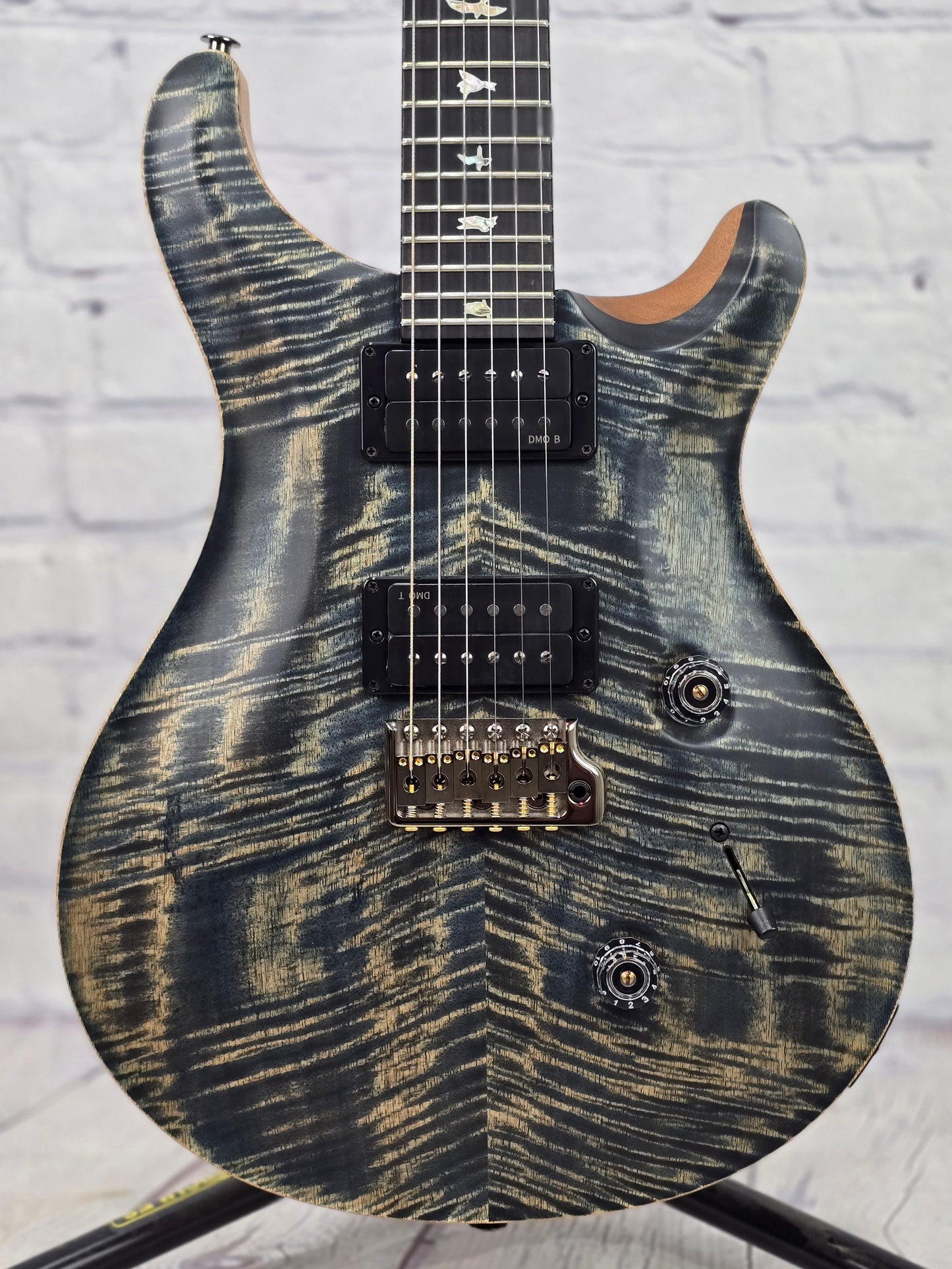 Paul Reed Smith PRS Guitars Custom 24 Satin 40th Anniversary Electric Guitar Limited Edition Faded Whale Blue Smokeburst Natural Back