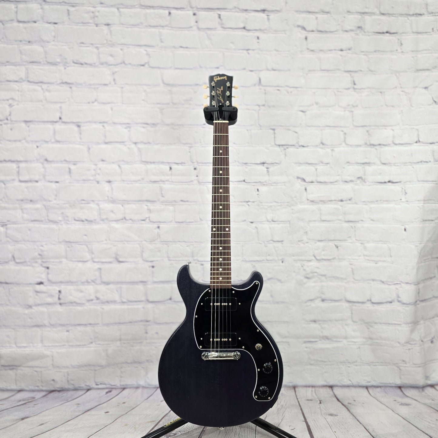 USED Gibson Les Paul Special Tribute DC 6 String Electric Guitar Blue Stain