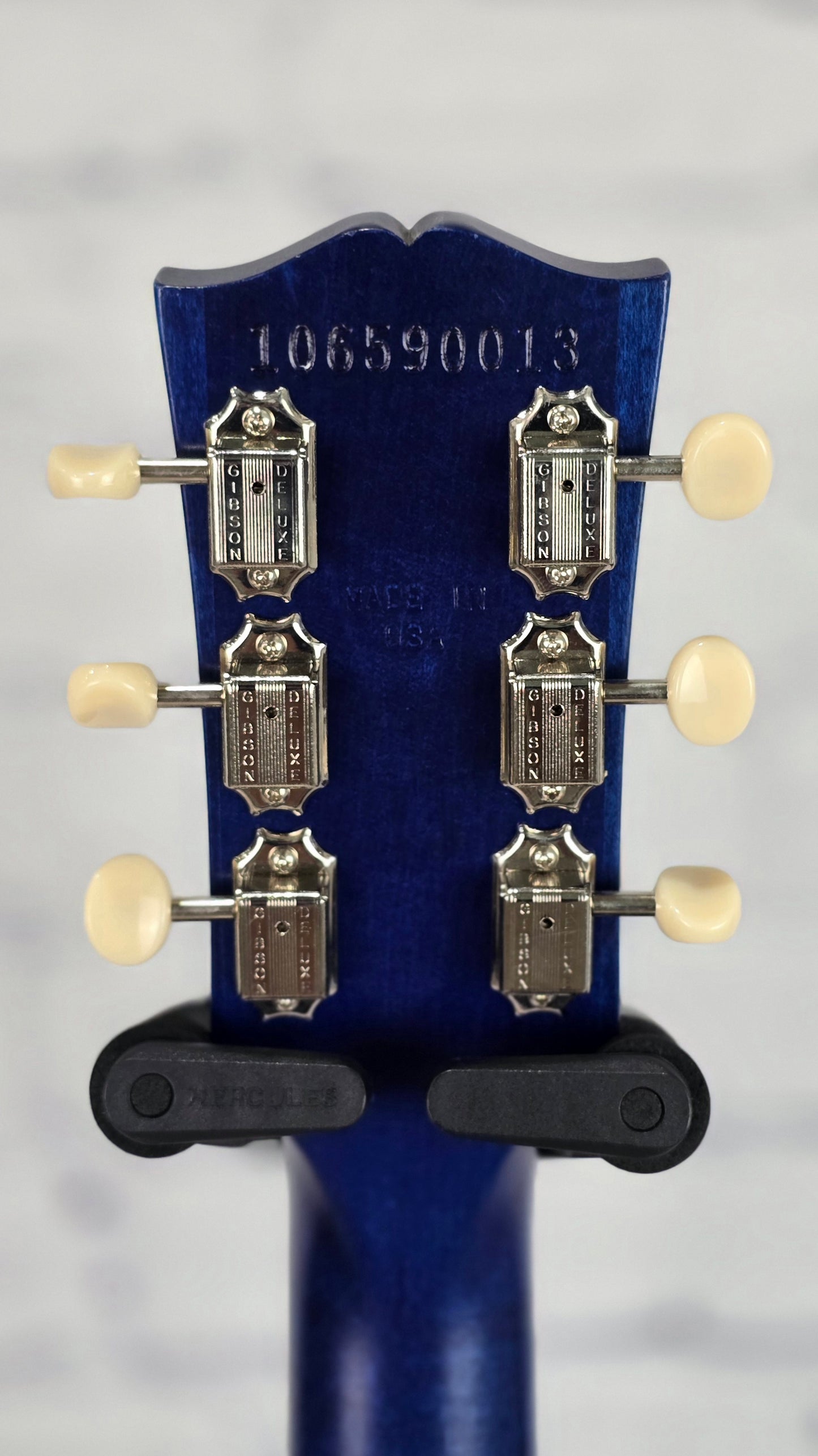 USED Gibson Les Paul Special Tribute DC 6 String Electric Guitar Blue Stain