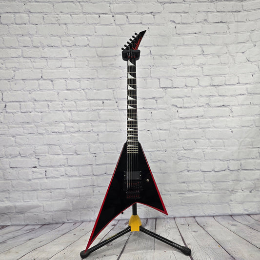 USED Jackson Pro RR24 6 String Electric Guitar Blood Red Bevels